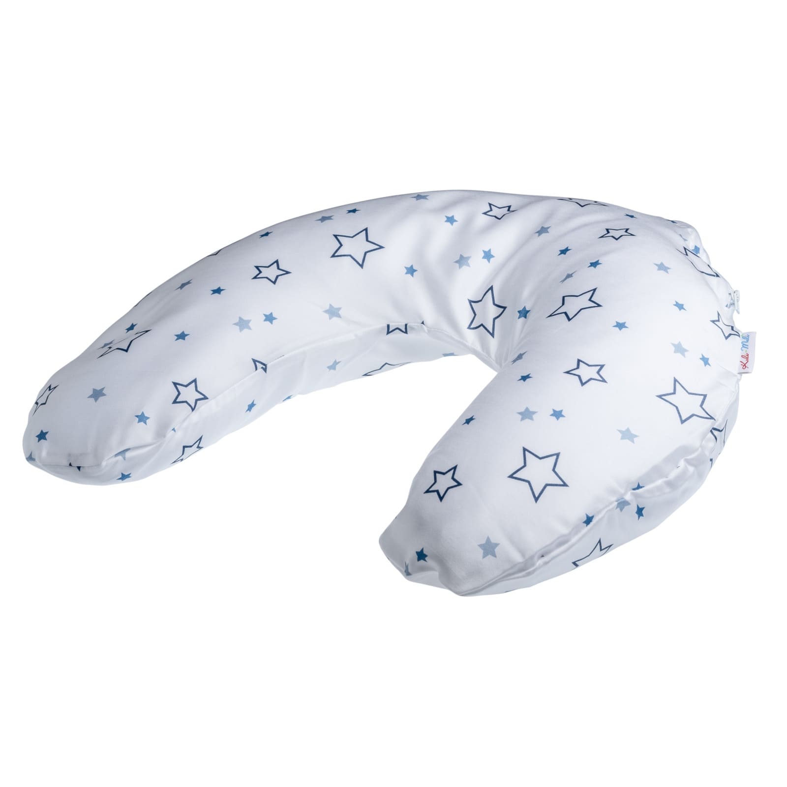 KULI-MULI Überzug Nackenkissen Lyocell Sterne blau