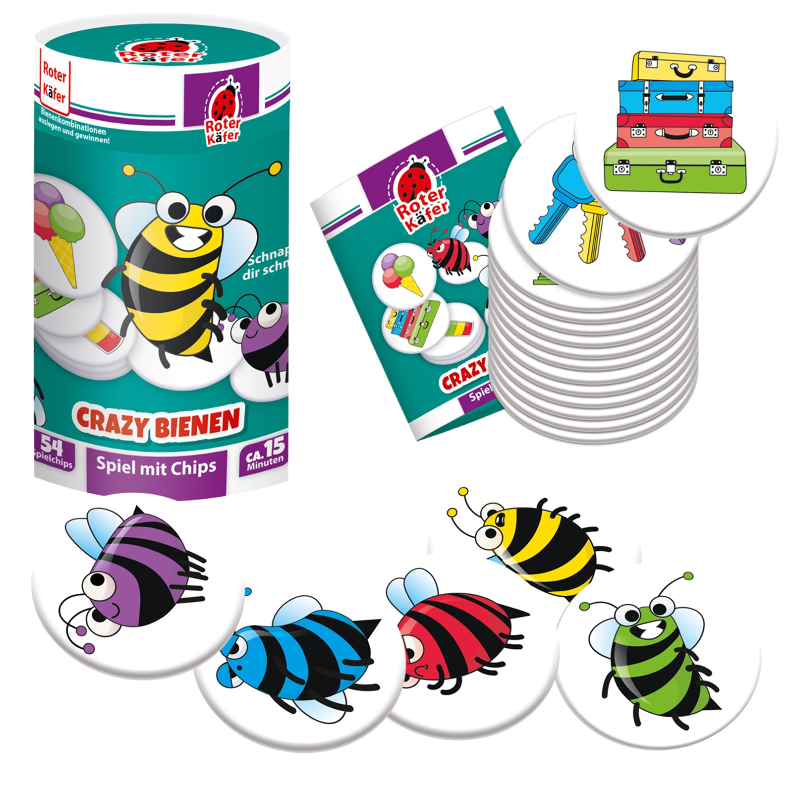 ROTER KÄFER Brettspiel Verrückte Bienen