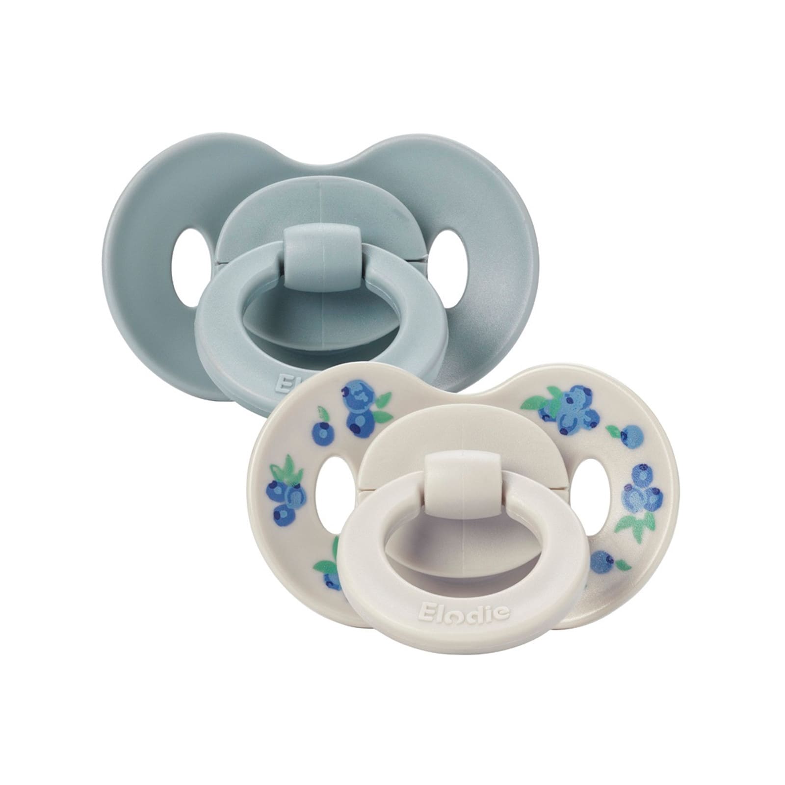 ELODIE Schnuller symmetrisch Silikon Binky Blueberry Bliss 0-6M 2er Pack