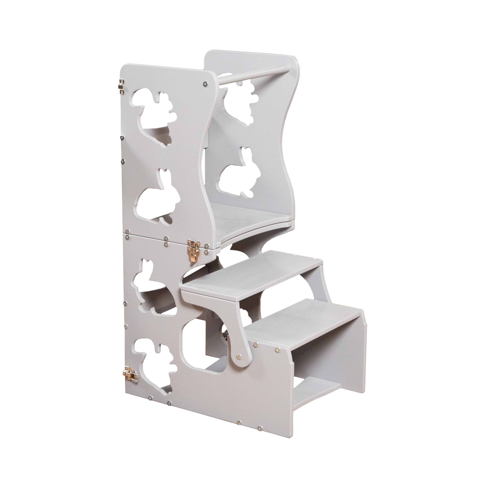 WOODANDHEARTS Tour d’apprentissage Animaux blanc