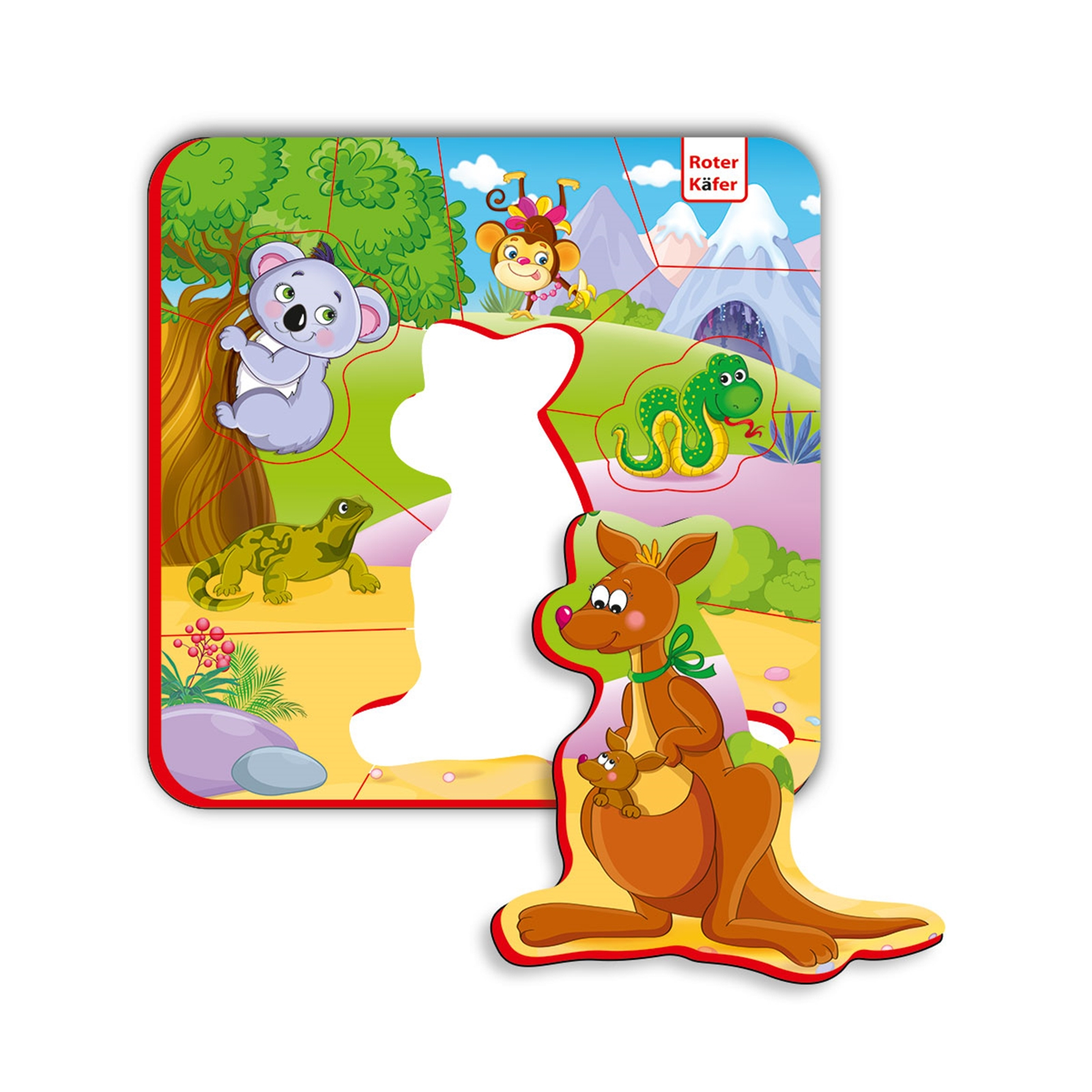 ROTER KÄFER Magnetpuzzle Baby Australiens Tiere