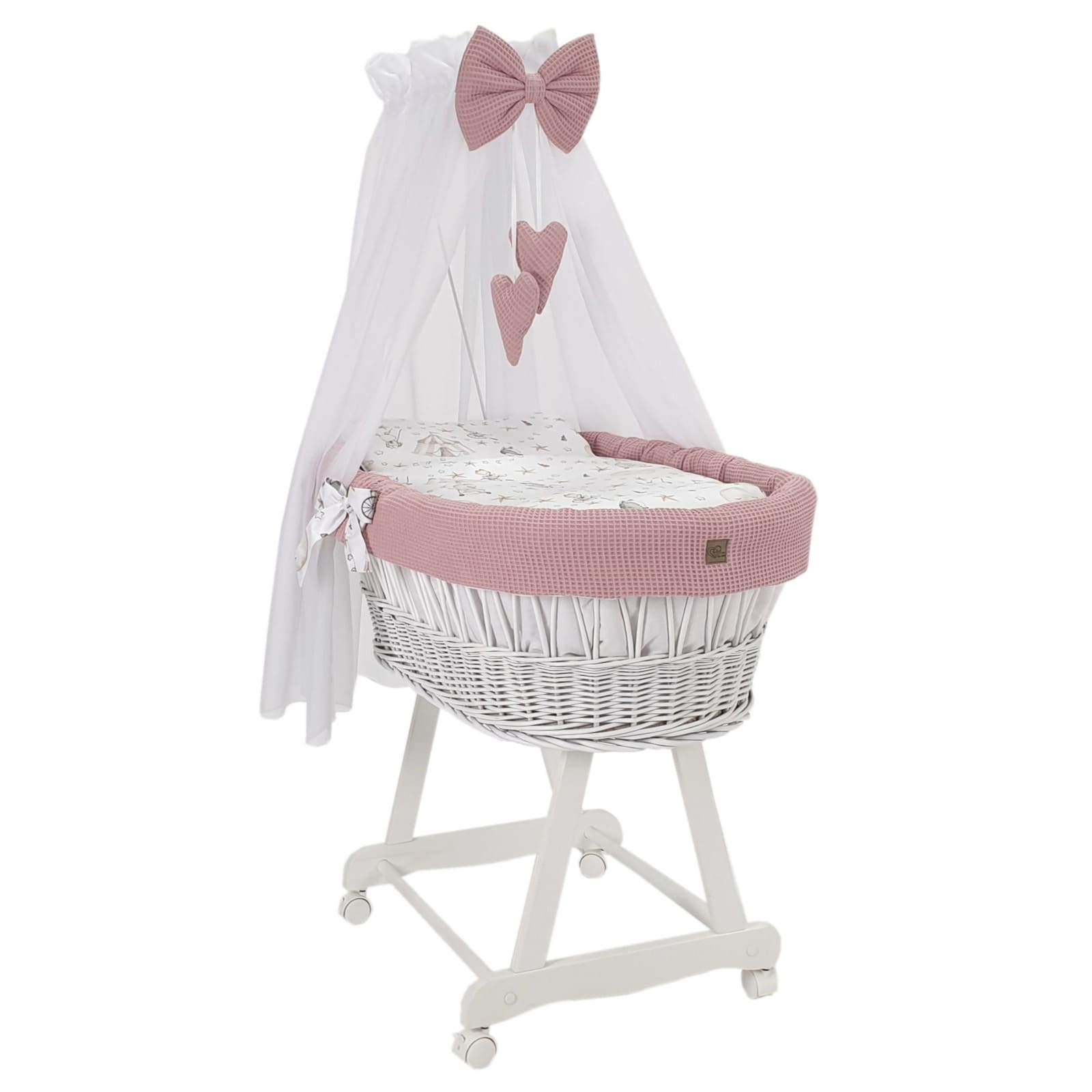 BISAL Bollerwagen mit Rollen Zirkus rosa