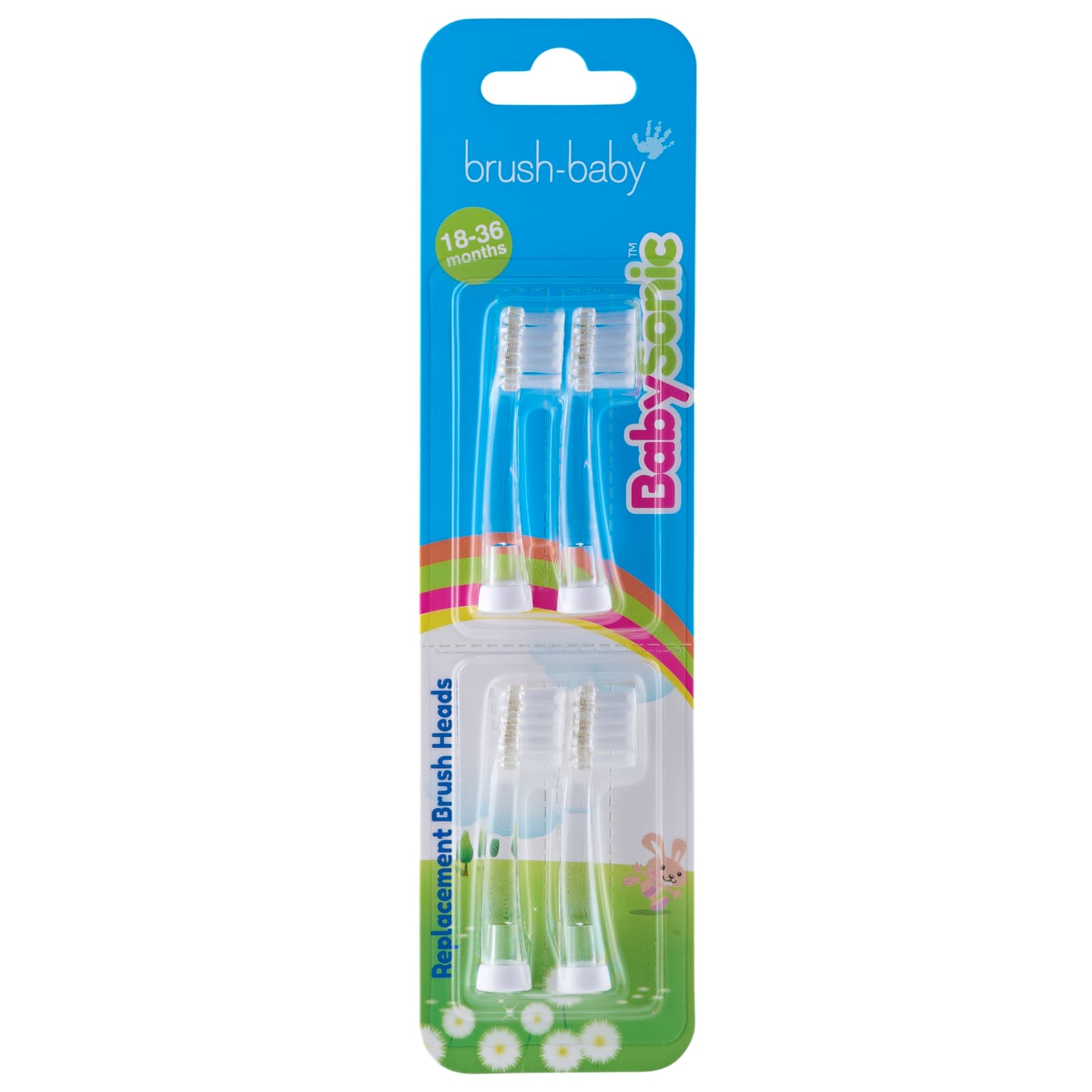 BRUSH-BABY Bürstenkopf BabySonic 4er Pack