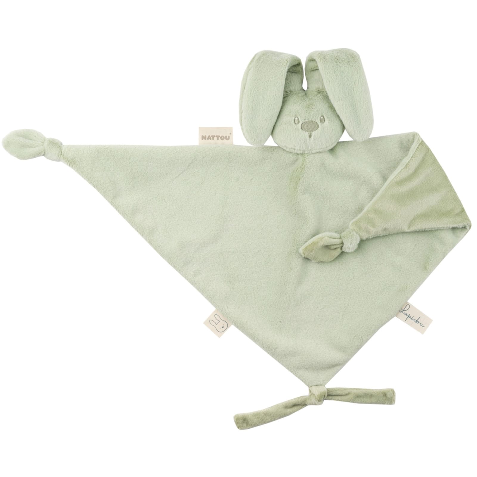 NATTOU Lapidou Maxi Kuscheltuch grün