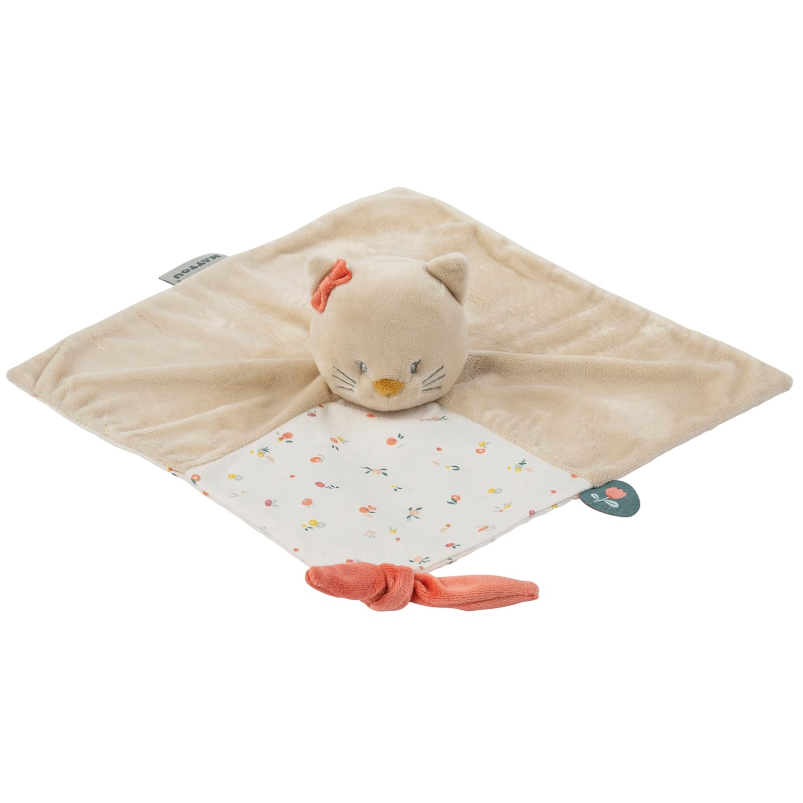 NATTOU Mila, Lana und Zoë Kuscheltuch Lana die Katze