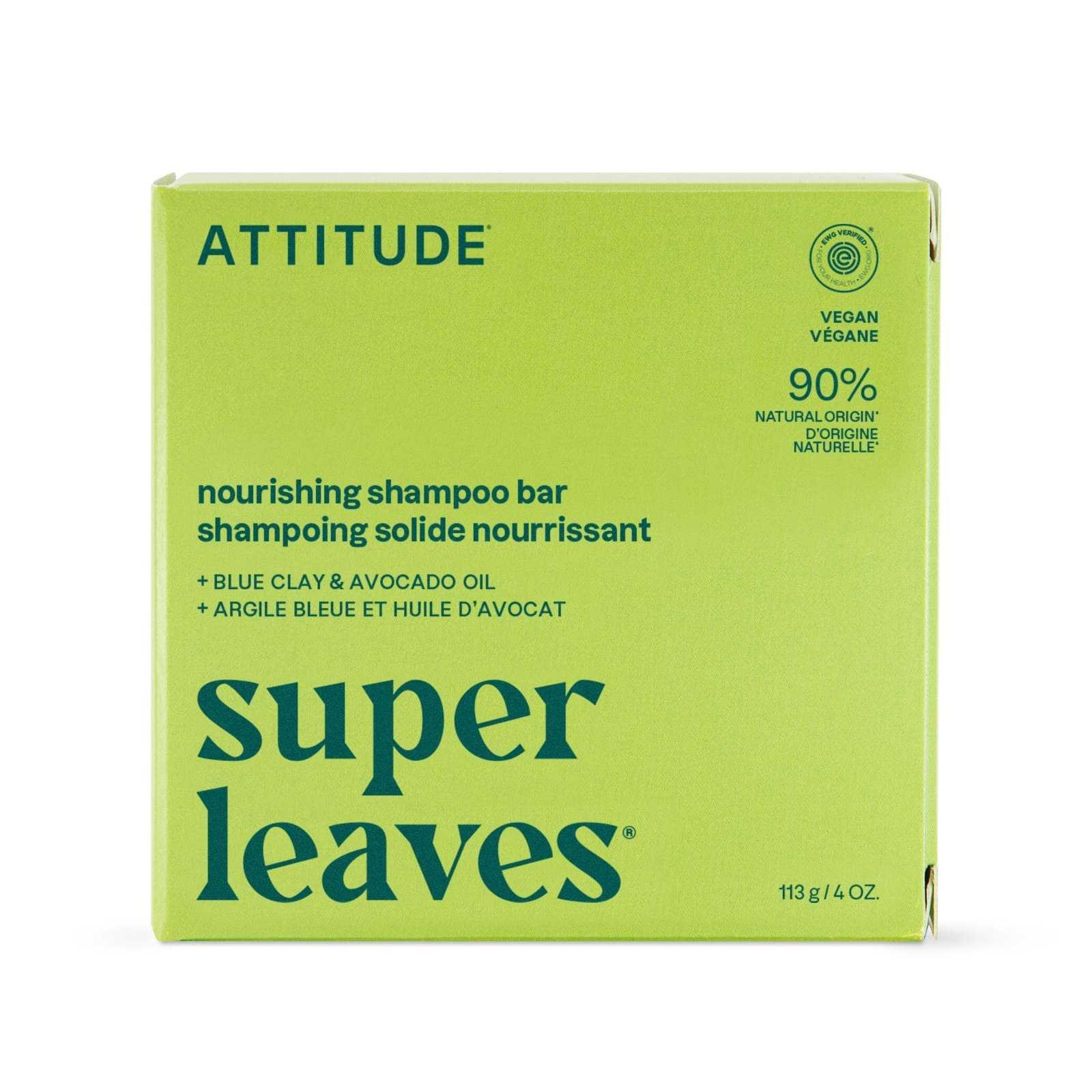 ATTITUDE super leaves Shampooseife pflegend Birne & Bernstein 113g