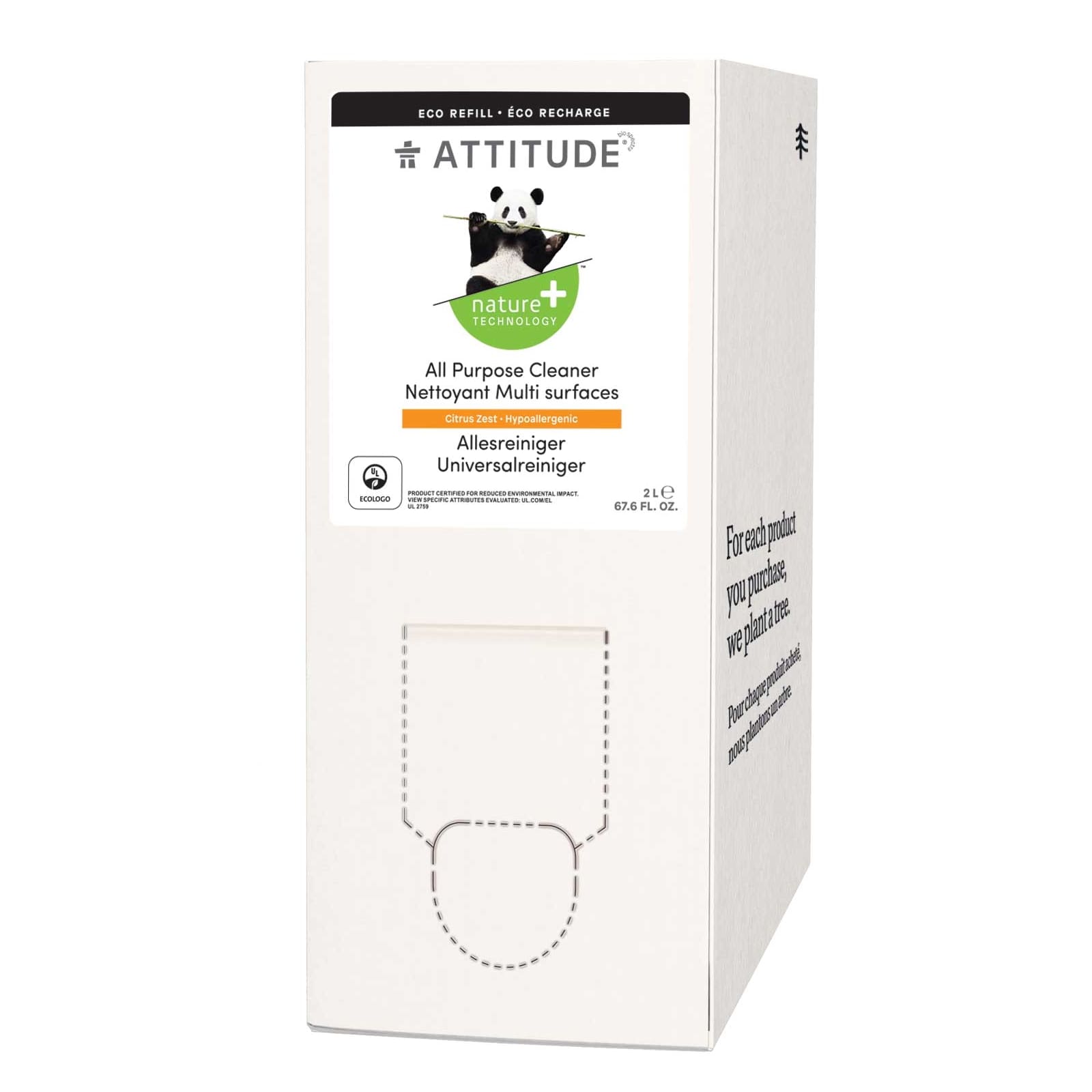 ATTITUDE Allzweckreiniger Zitrusschale Bulk 2 Liter