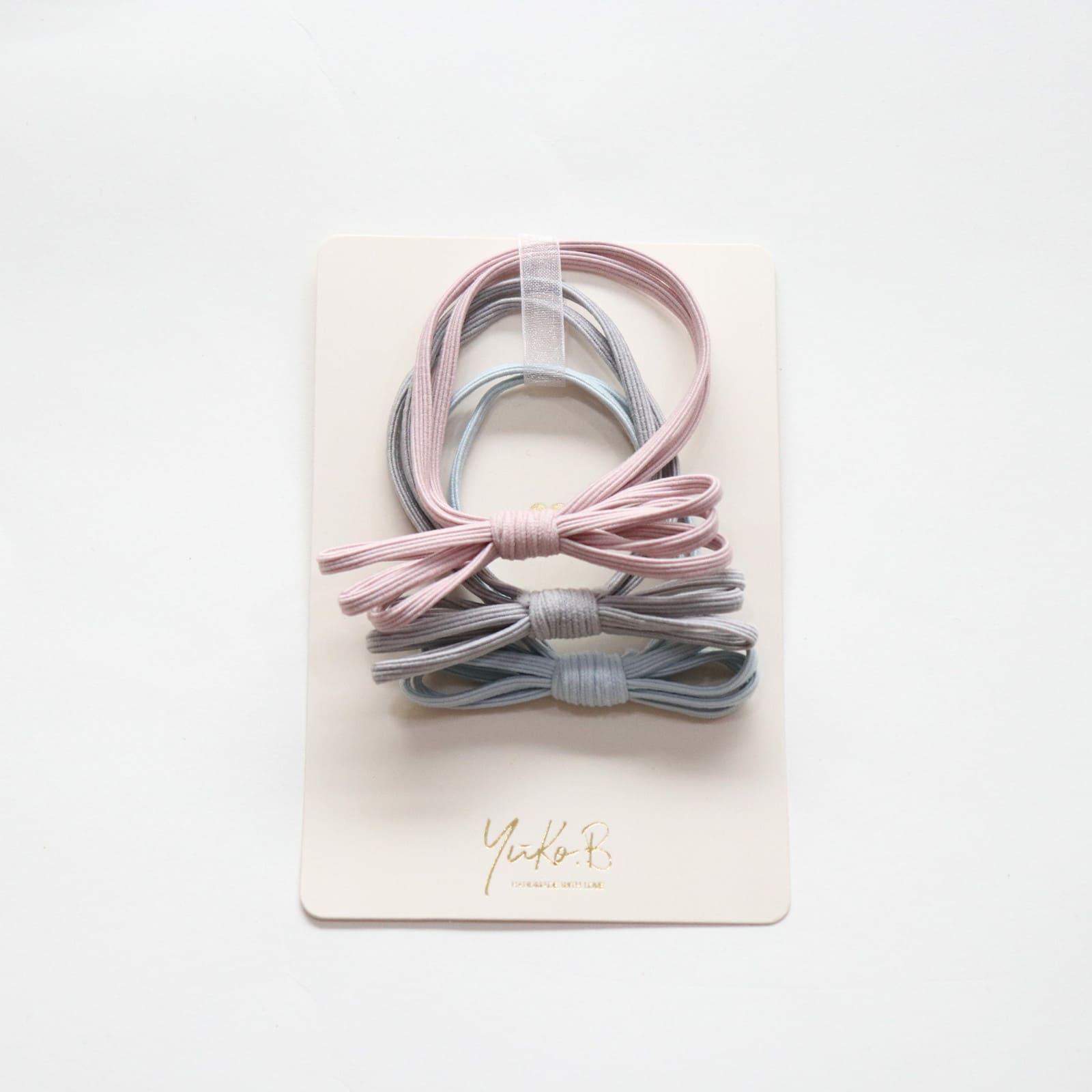 YUKO.B Haargummi 3er Pack Classic Chic