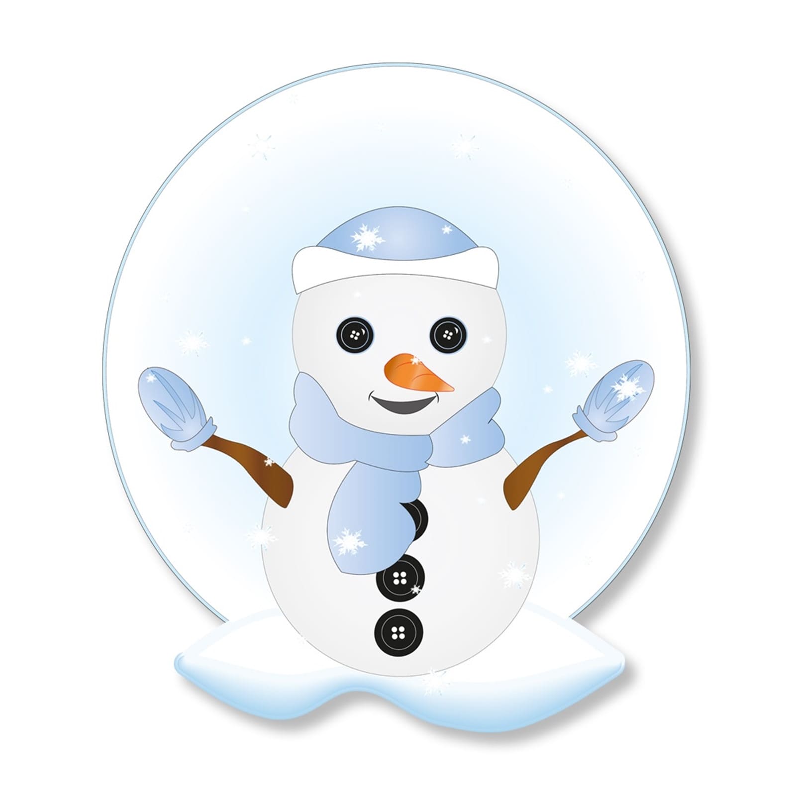 VALENTINES FOREST Magnetischer Schneemann