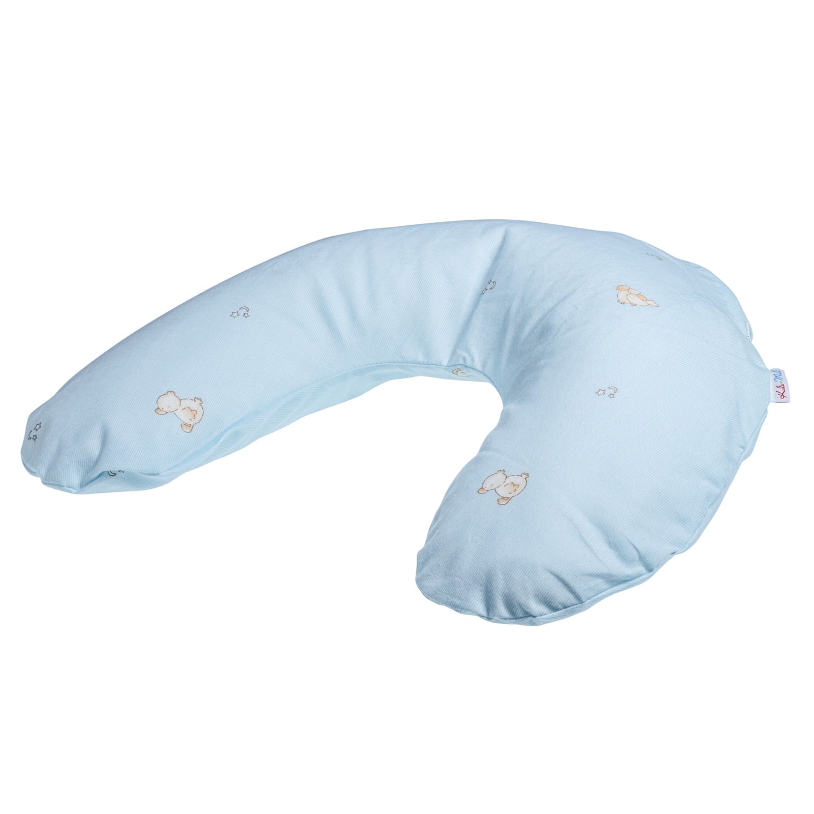 KULI-MULI Überzug Nackenkissen Ducky blau