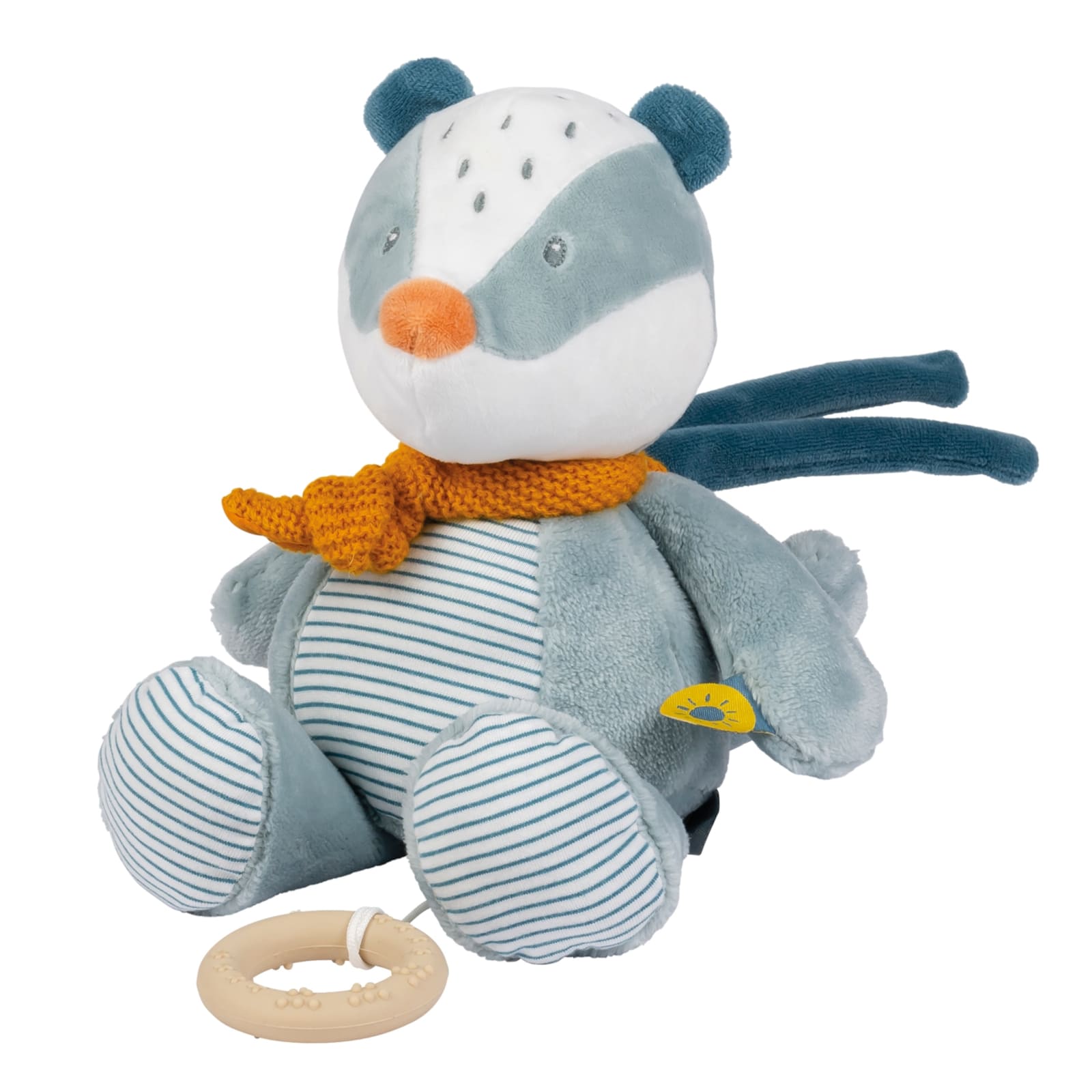 NATTOU Felix und Leo Spieluhr gross Felix der Dachs