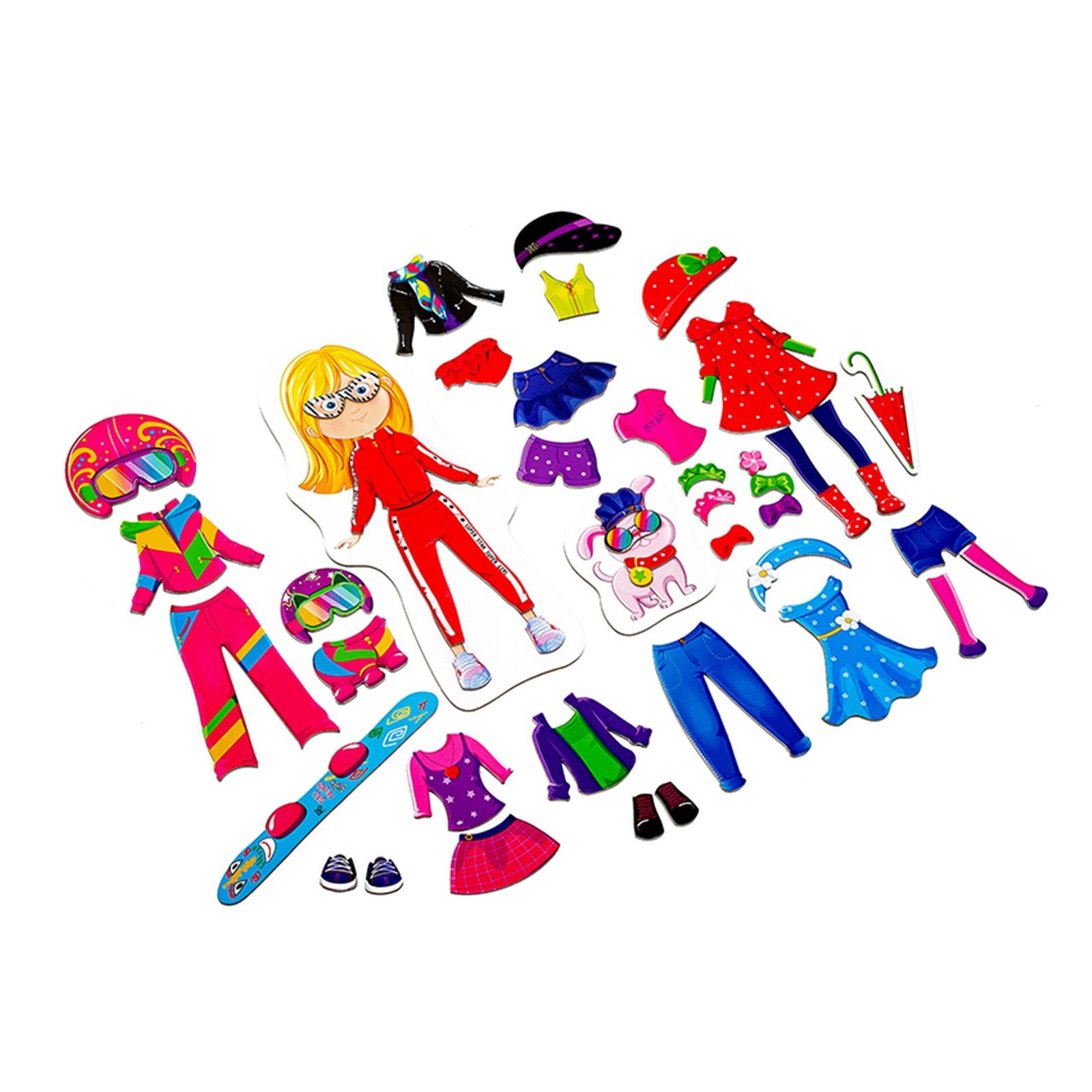 ROTER KÄFER Magnetspiel Alice und Polly