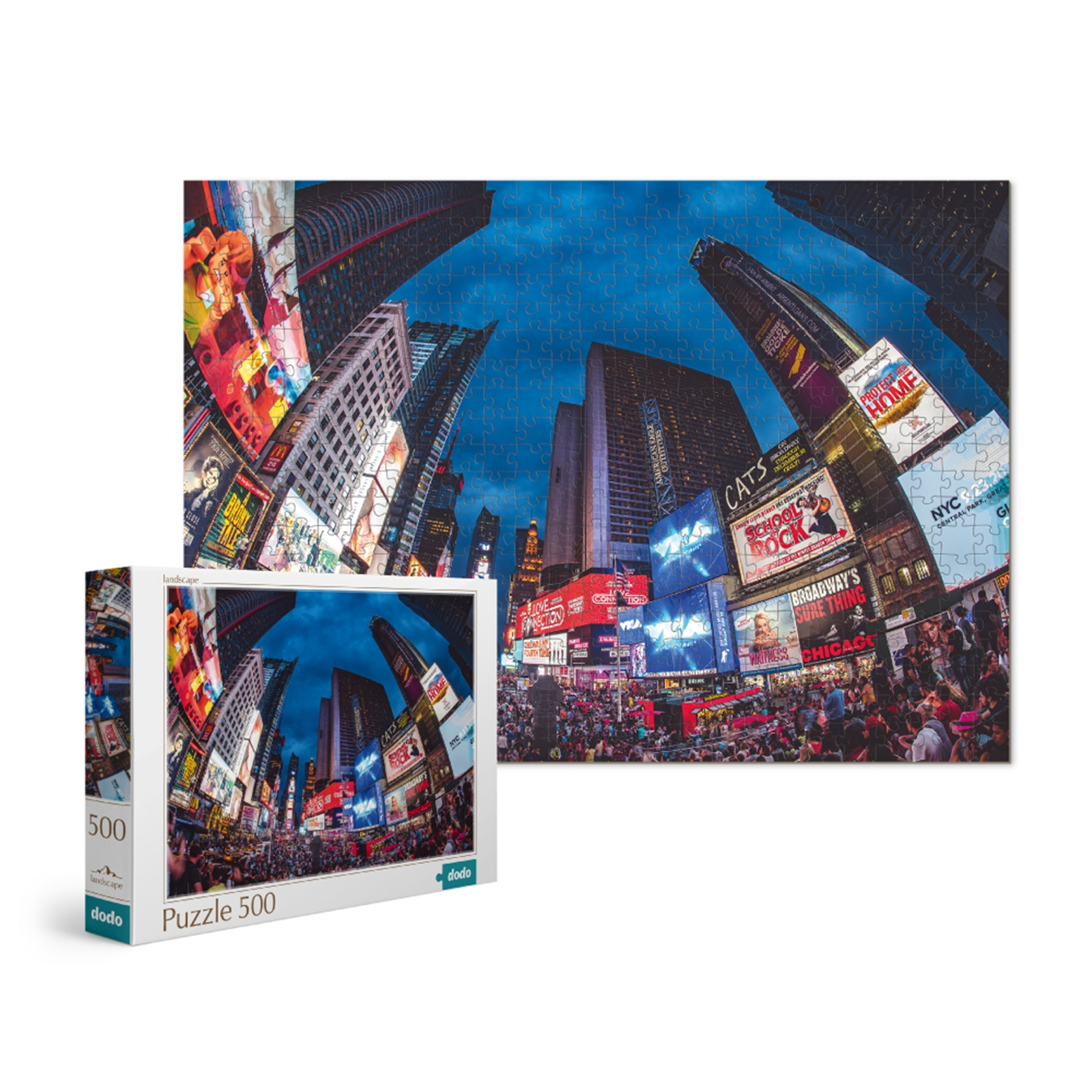 DODO Puzzle Times Square New York 500 éléments, 8a+