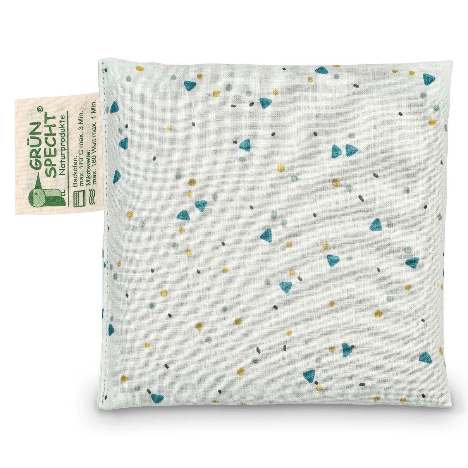 GRÜNSPECHT Traubenkernkissen Dreiecke Frosty grün