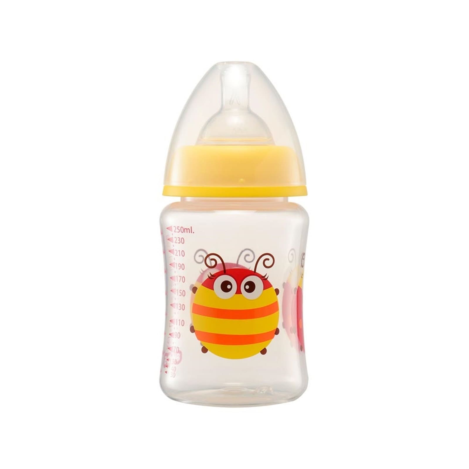 KULI-MULI Weithalsflasche mit Griff 250ml Ladybird
