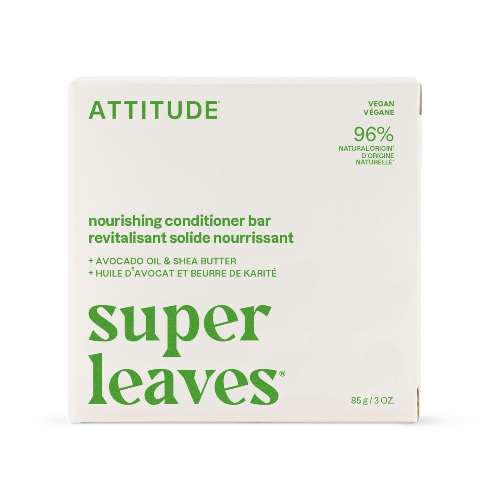 ATTITUDE super leaves Pflegespülungseife Pflegend Birne & Bernstein 85g