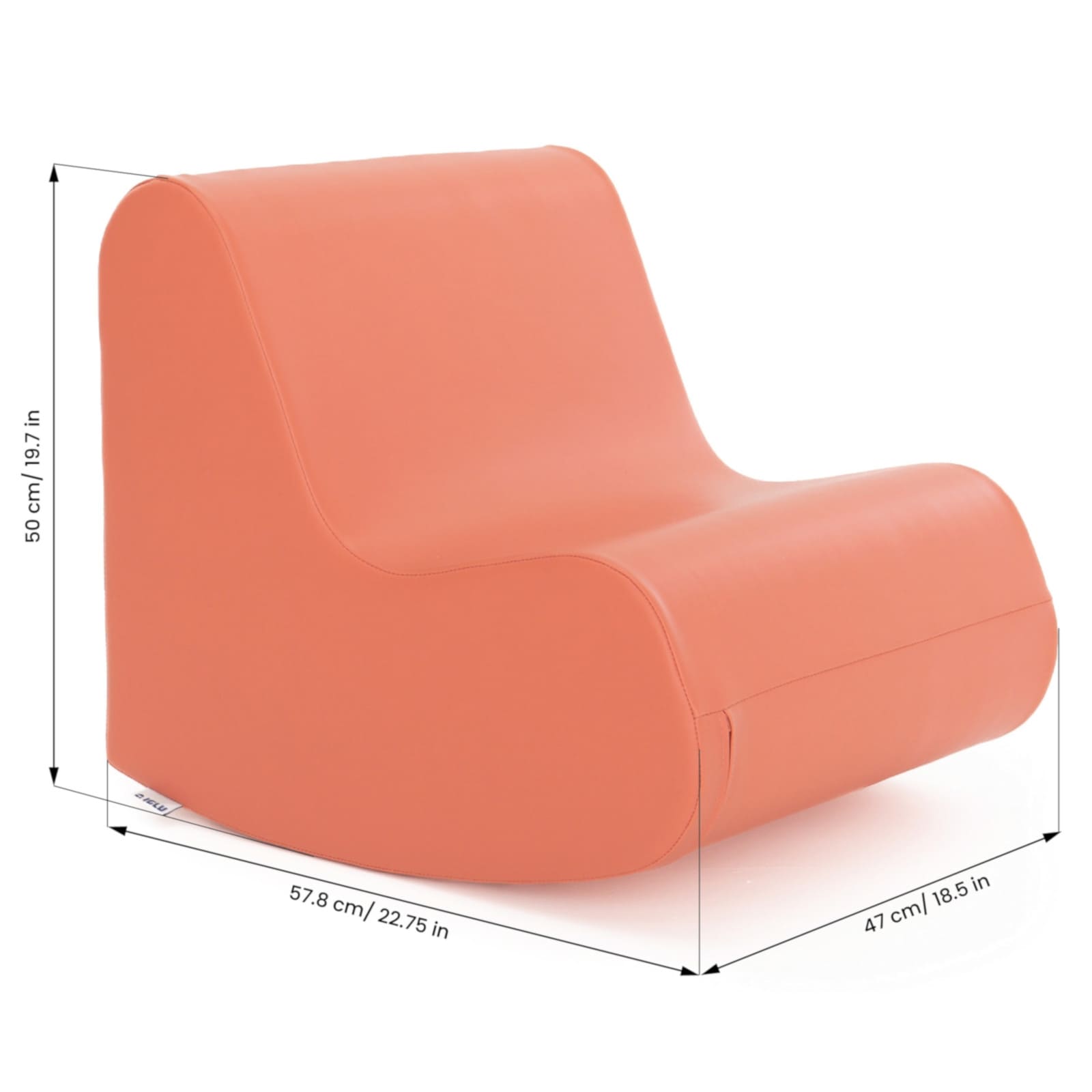 IGLU Fauteuil à bascule Salmon Pink
