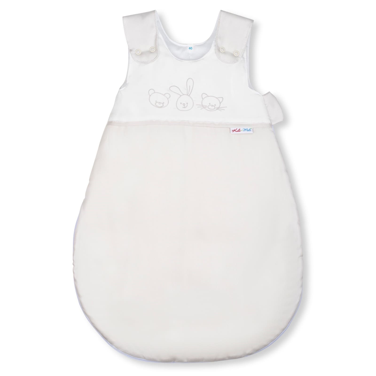 KULI-MULI Sommerschlafsack Lyocell 70 cm grau