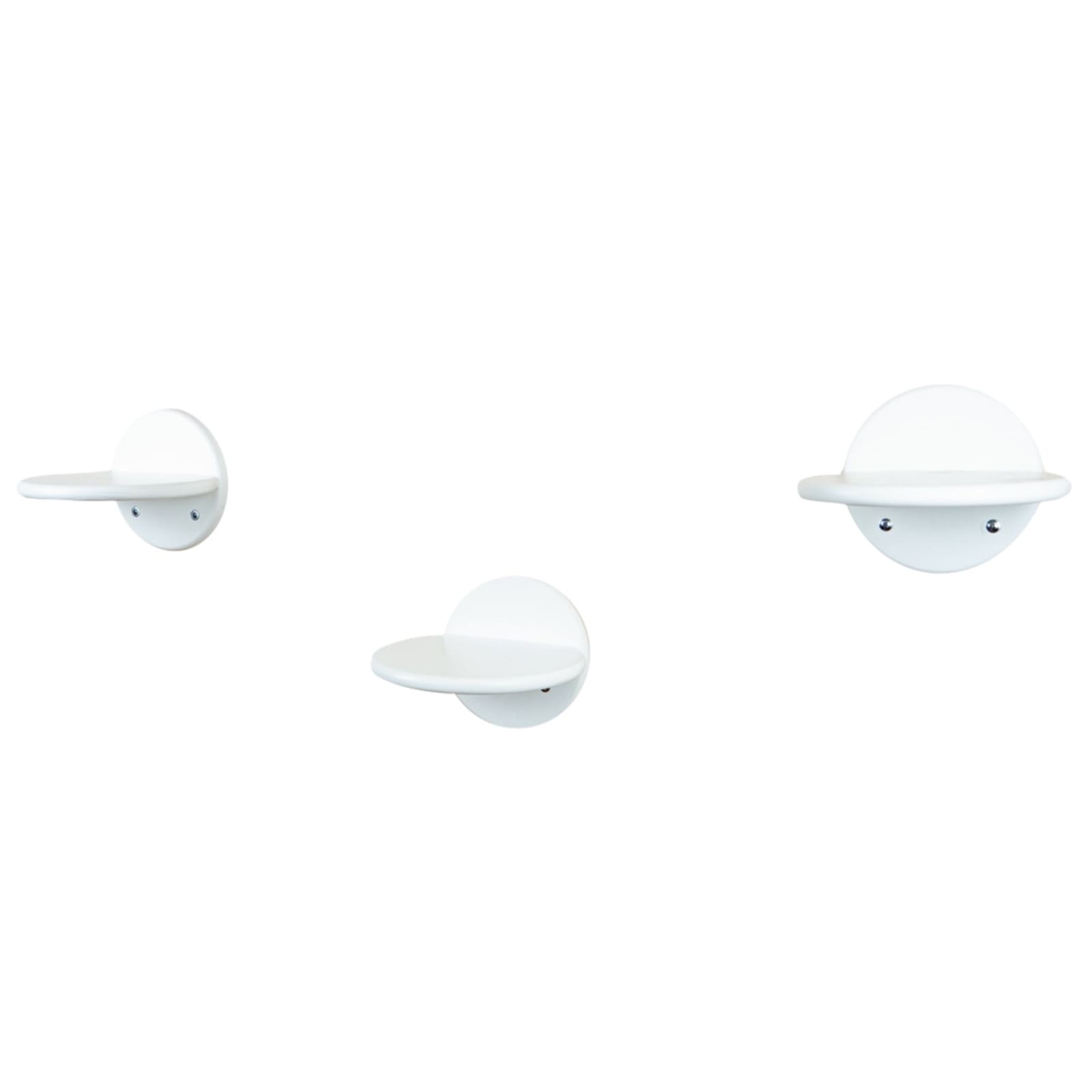 WOWHELPERCO 3 runde Stufen weiss