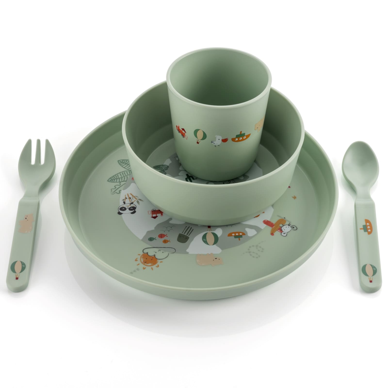 REER Kindergeschirrset Little Explorer