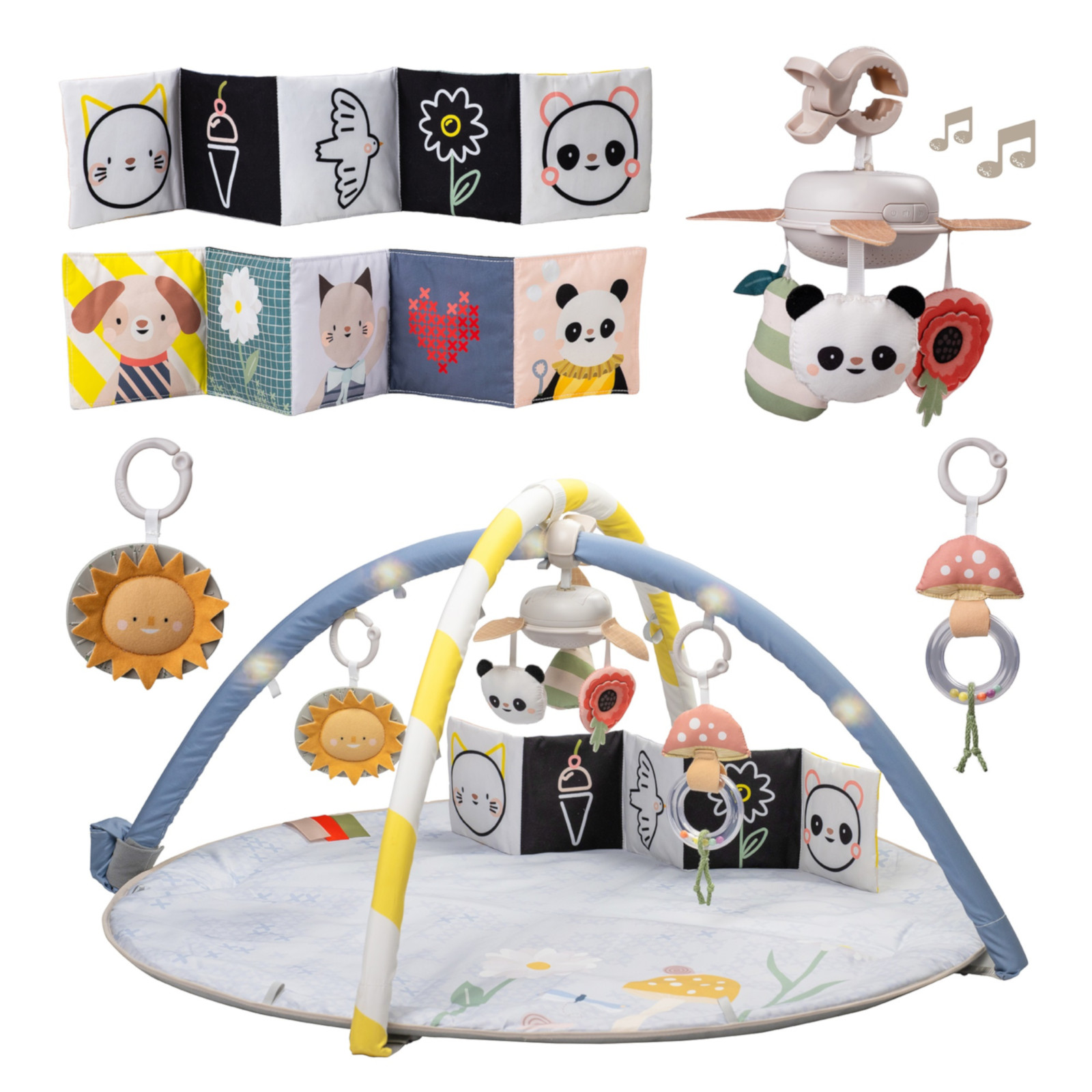 TAF-TOYS Spielmatte Melody Bloom, 0M+