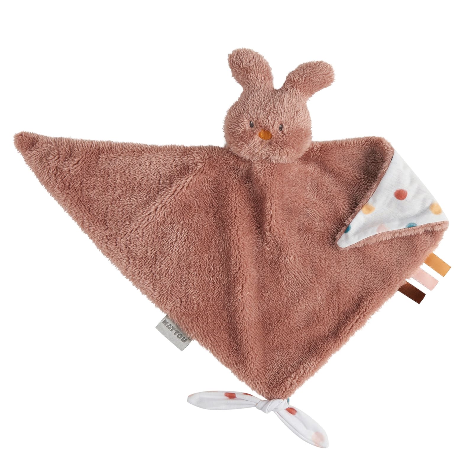 NATTOU Tipidou Grosses Kuscheltuch Hase altrosa