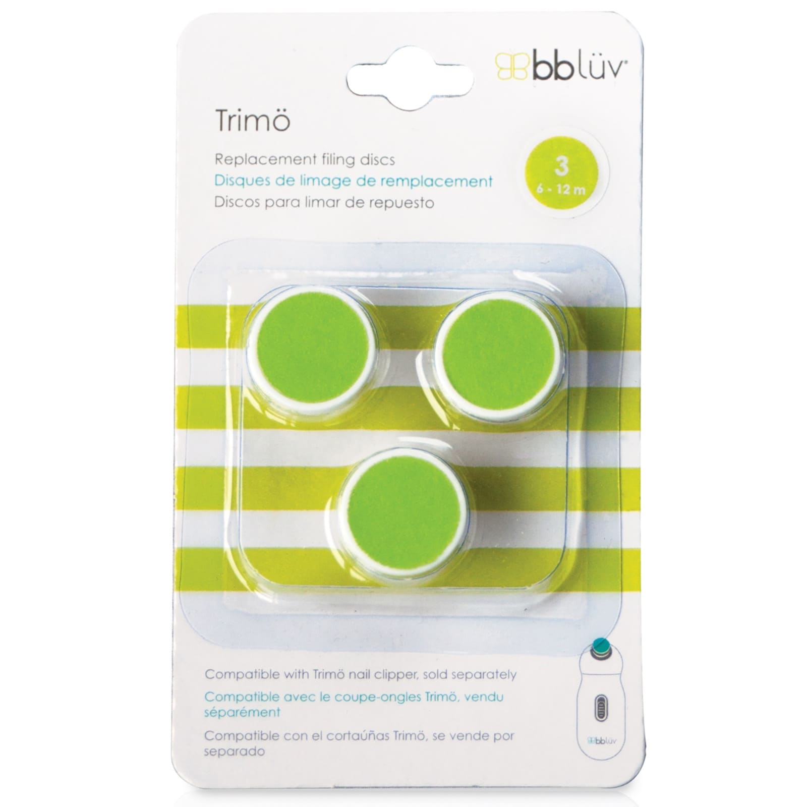 BBLÜV Ersatzscheiben für Trimö 3er Pack Stufe 3 6-12 Monate