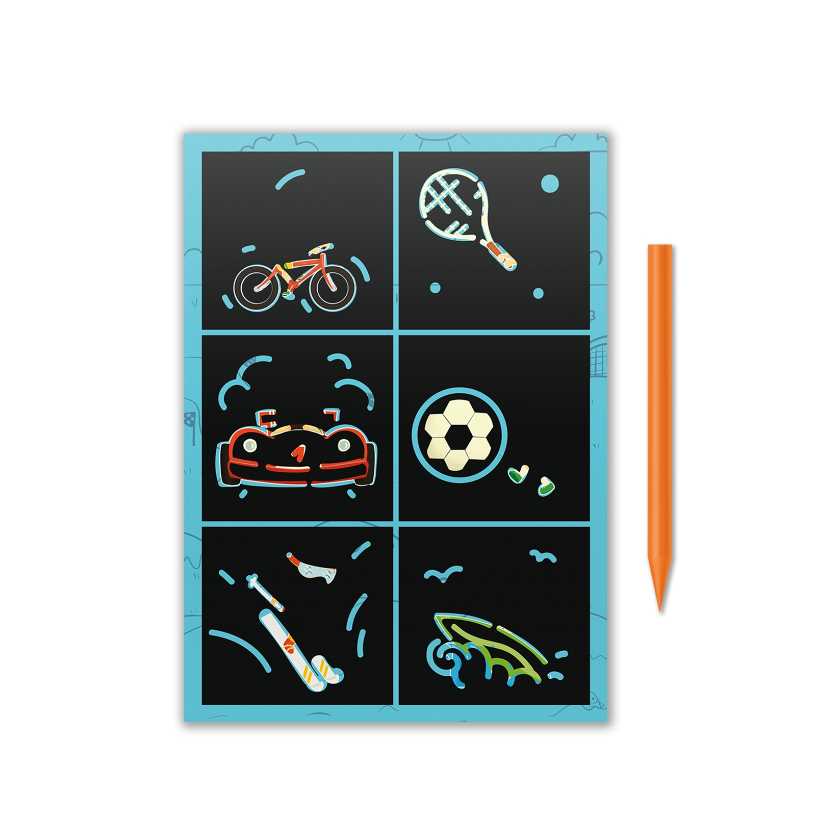 DODO Mini Kratzkarte Errate den Sport, 36M+