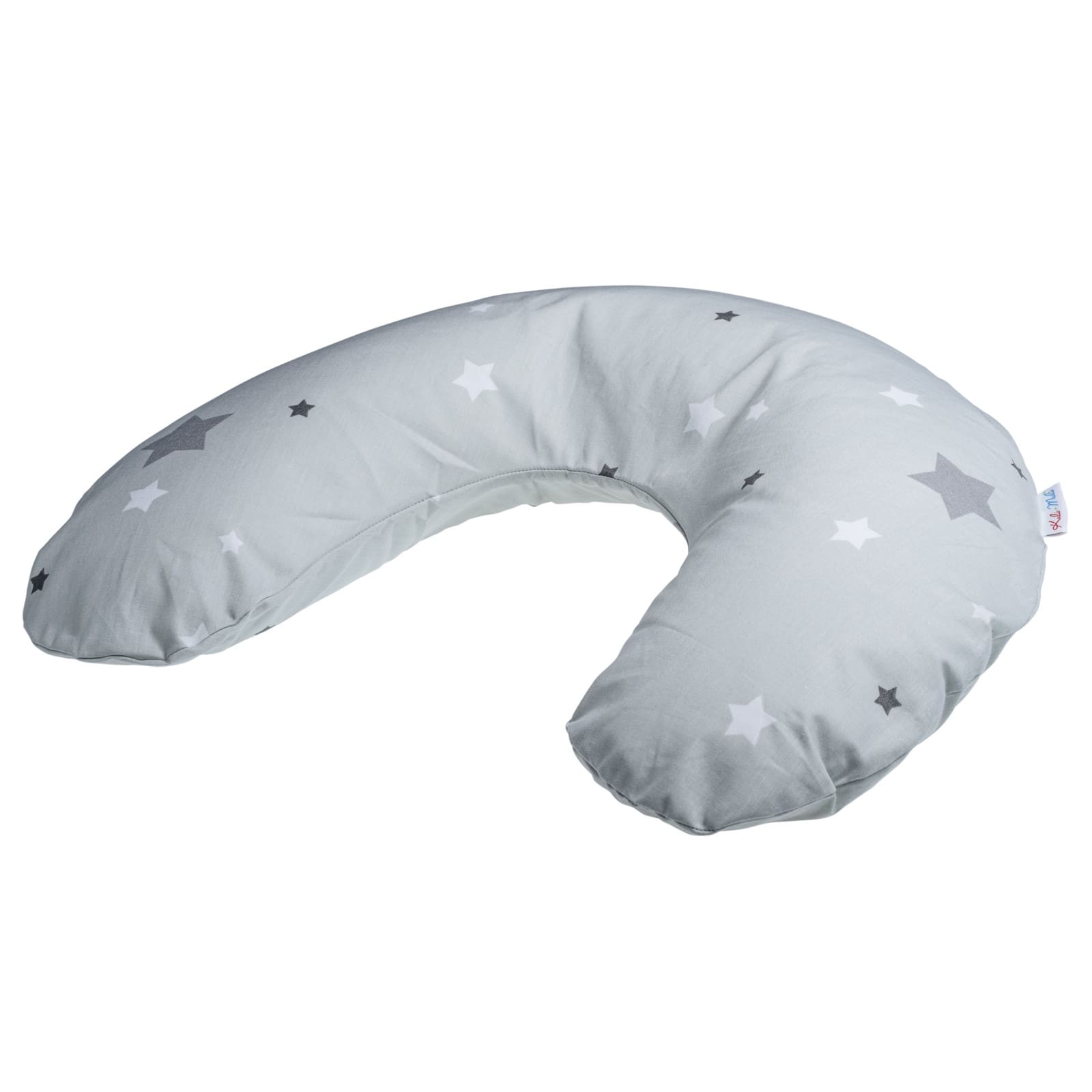 KULI-MULI Überzug Nackenkissen Big Stars grey