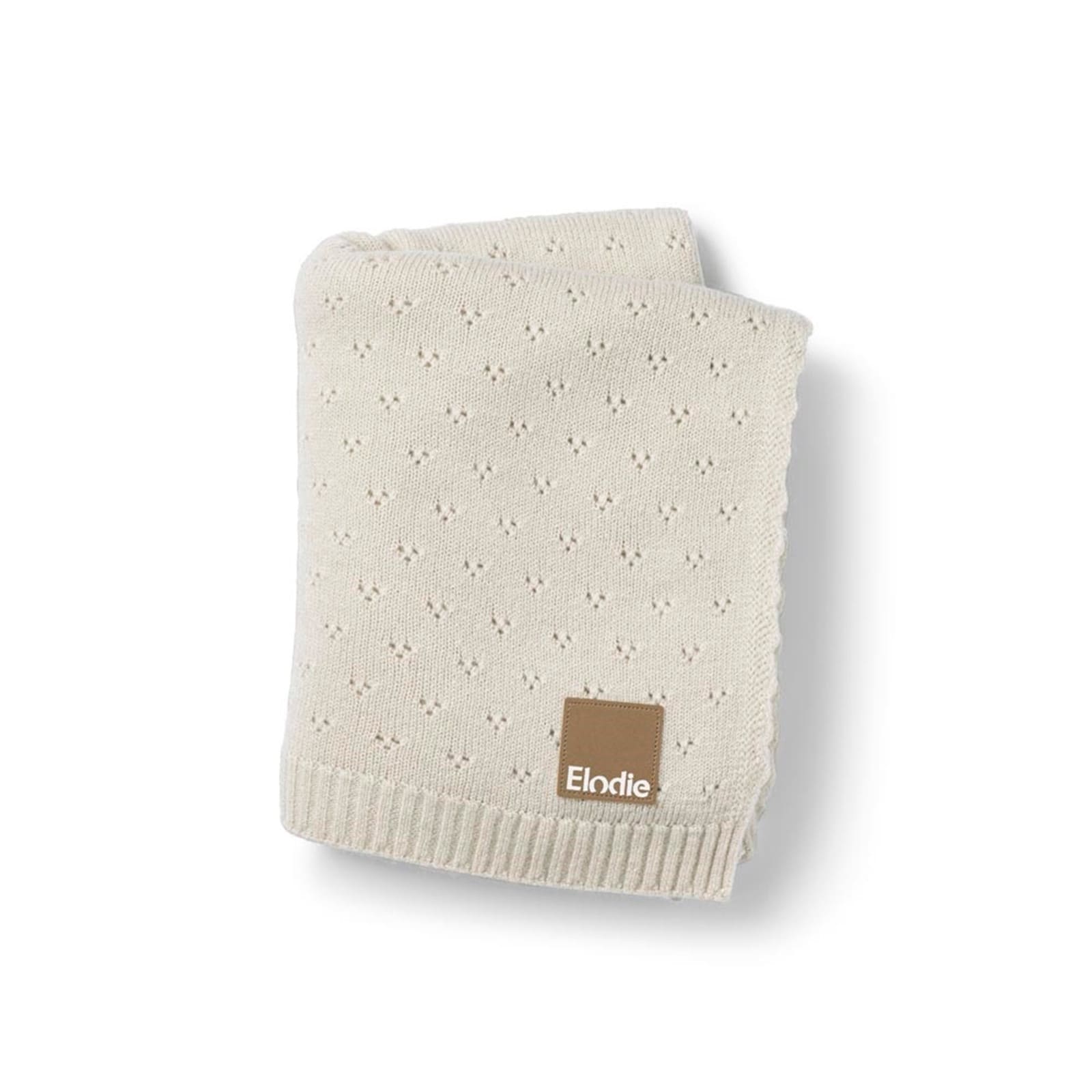 ELODIE Babydecke Pointelle Creamy White
