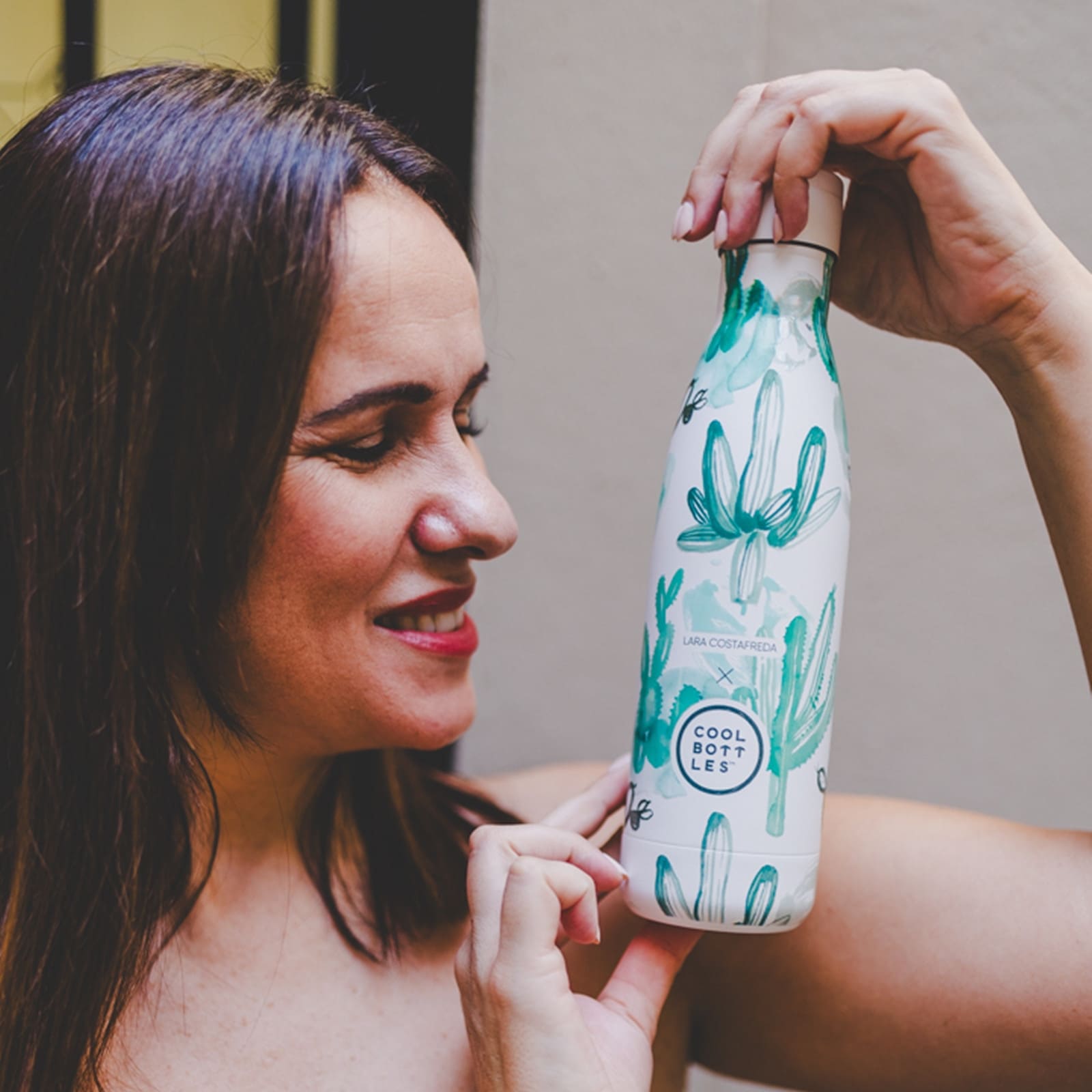 COOL BOTTLES Isolierflasche The Bottle Watercolor Cactus 500ml