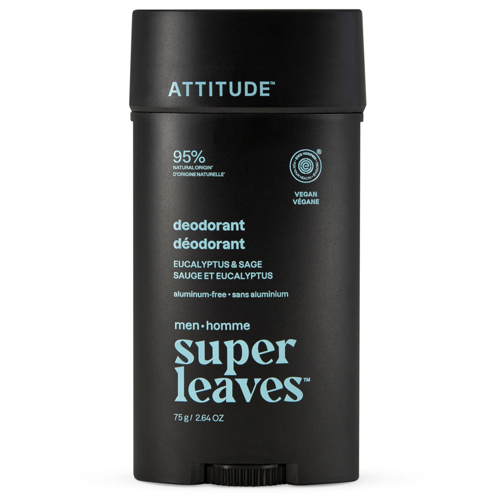 ATTITUDE super leaves men Deodorant Eukalyptus & Salbei 75g
