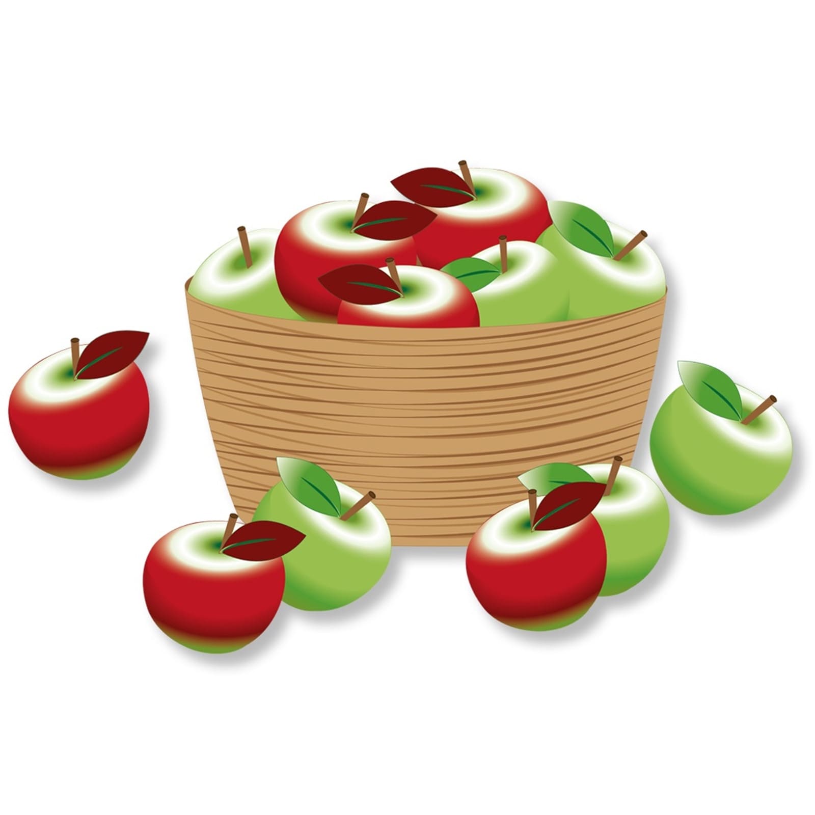 VALENTINES FOREST Magnetischer Korb mit Äpfeln