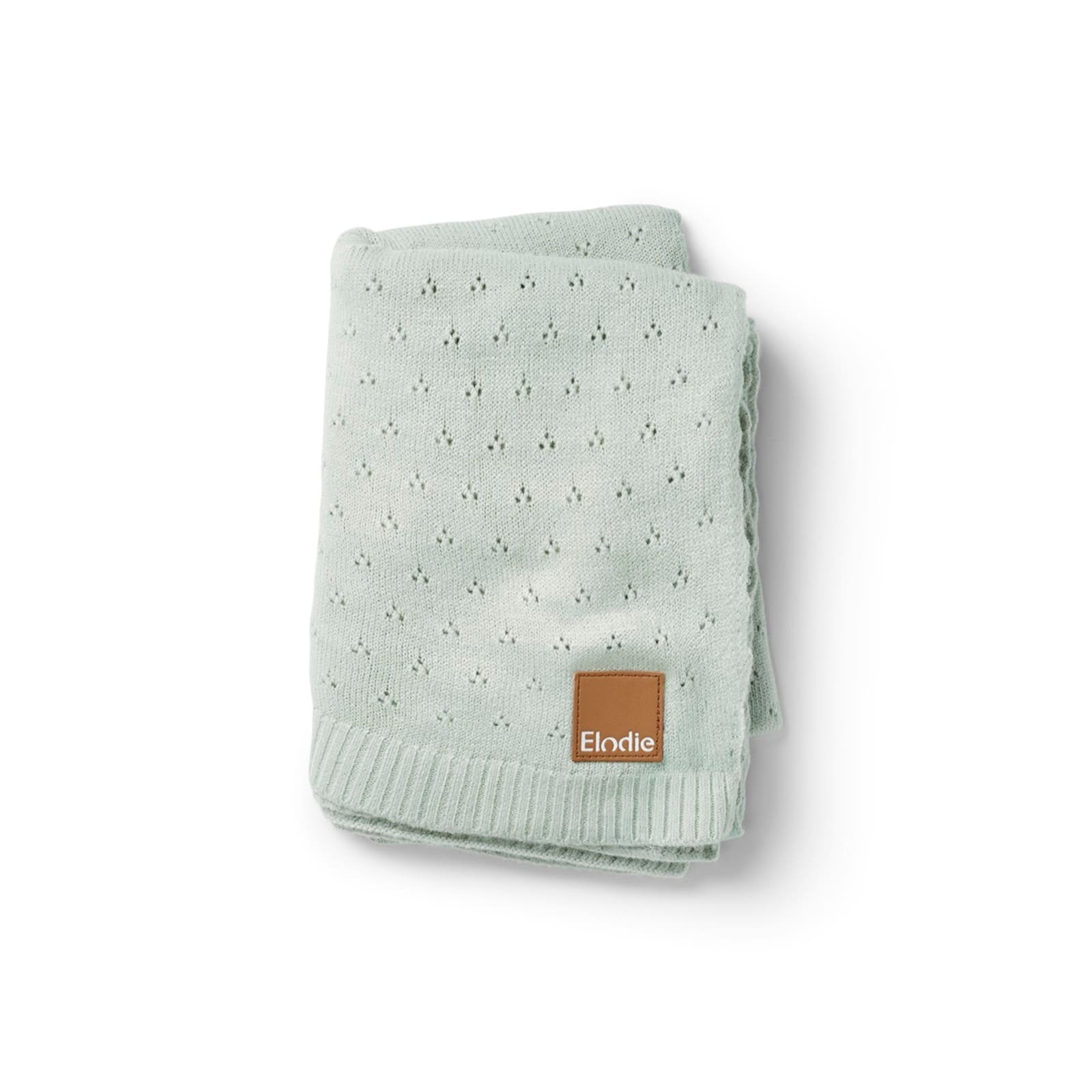 ELODIE Babydecke Pointelle Mineral Green
