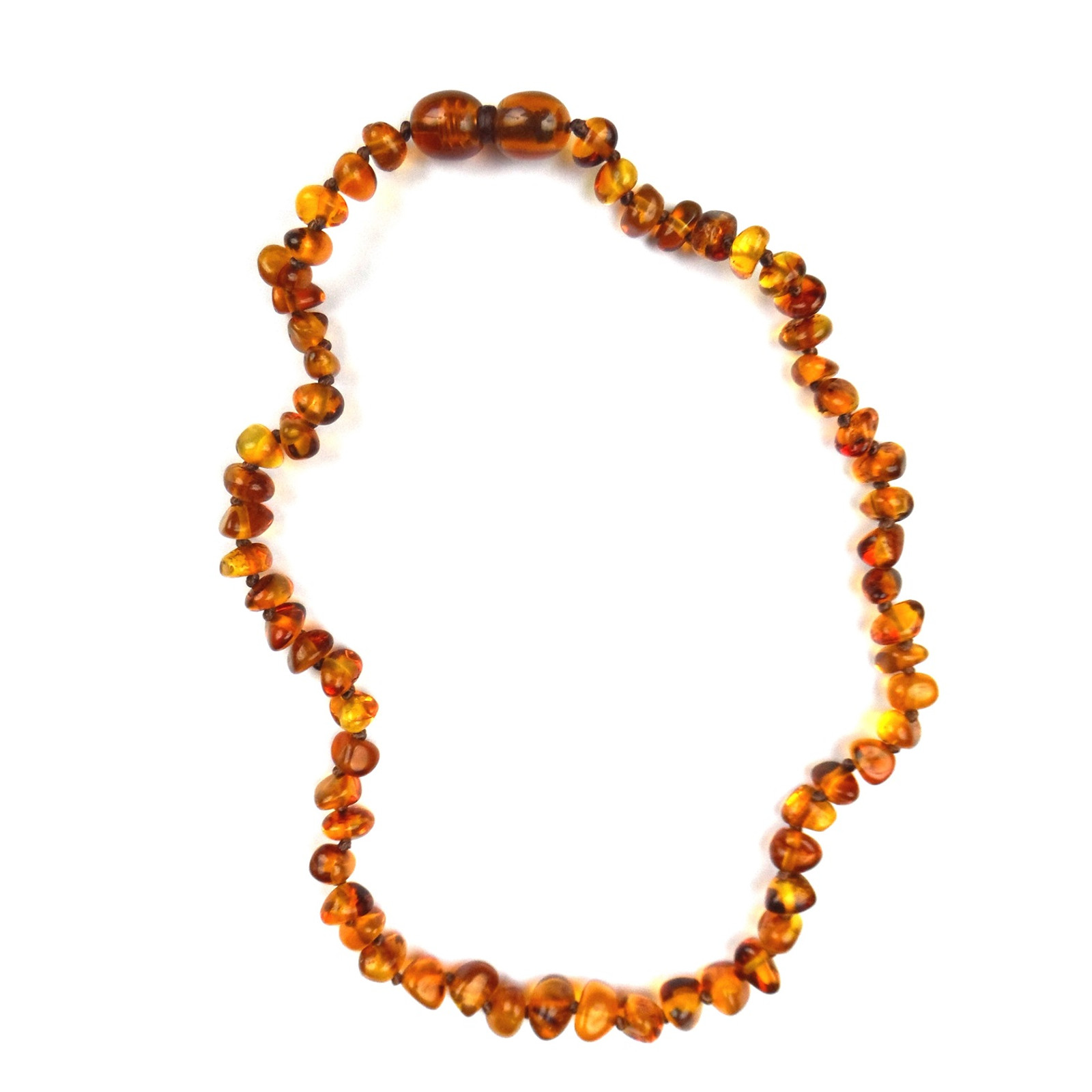 NATURE&BALANCE Barock-Bernsteinkette, mit Steckverschluss