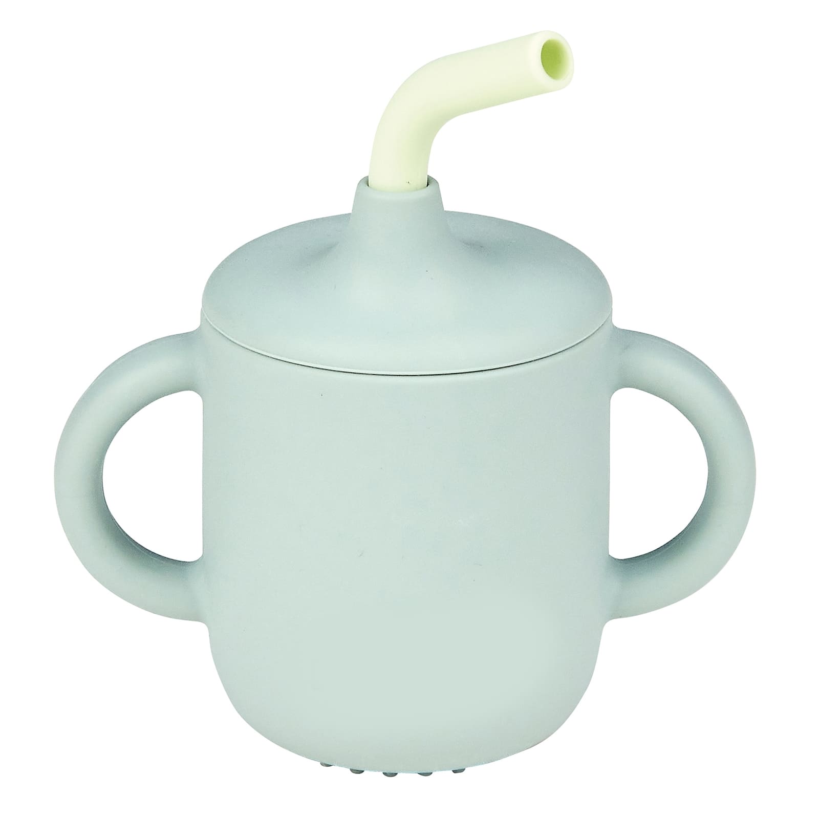 NATTOU SILICONE Gobelet pour enfants avec paille vert