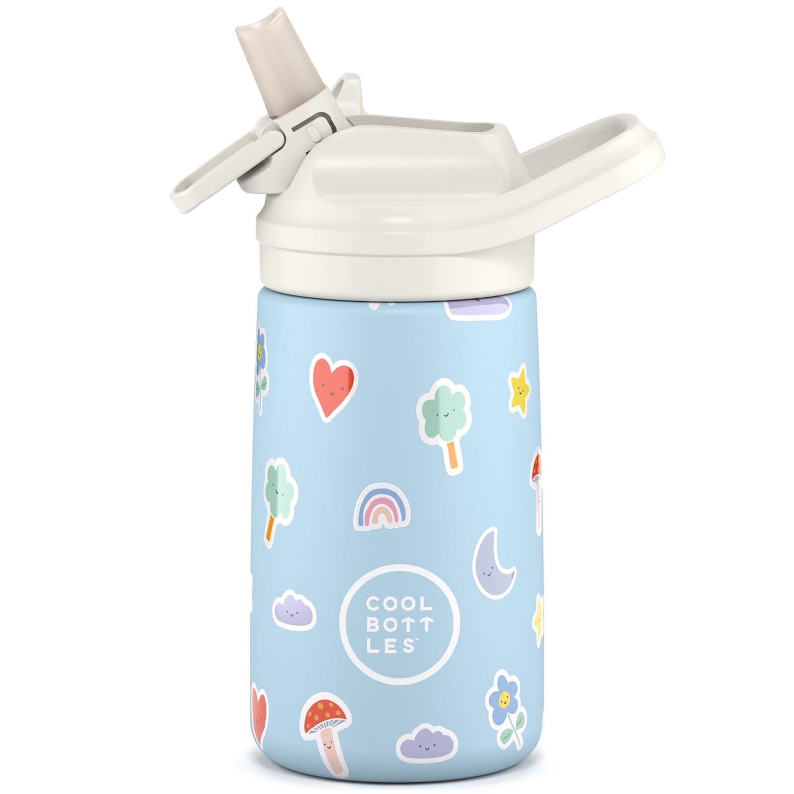 COOL BOTTLES Bouteille isotherme The Kiddie Bottle Rainbow Clouds 350ml