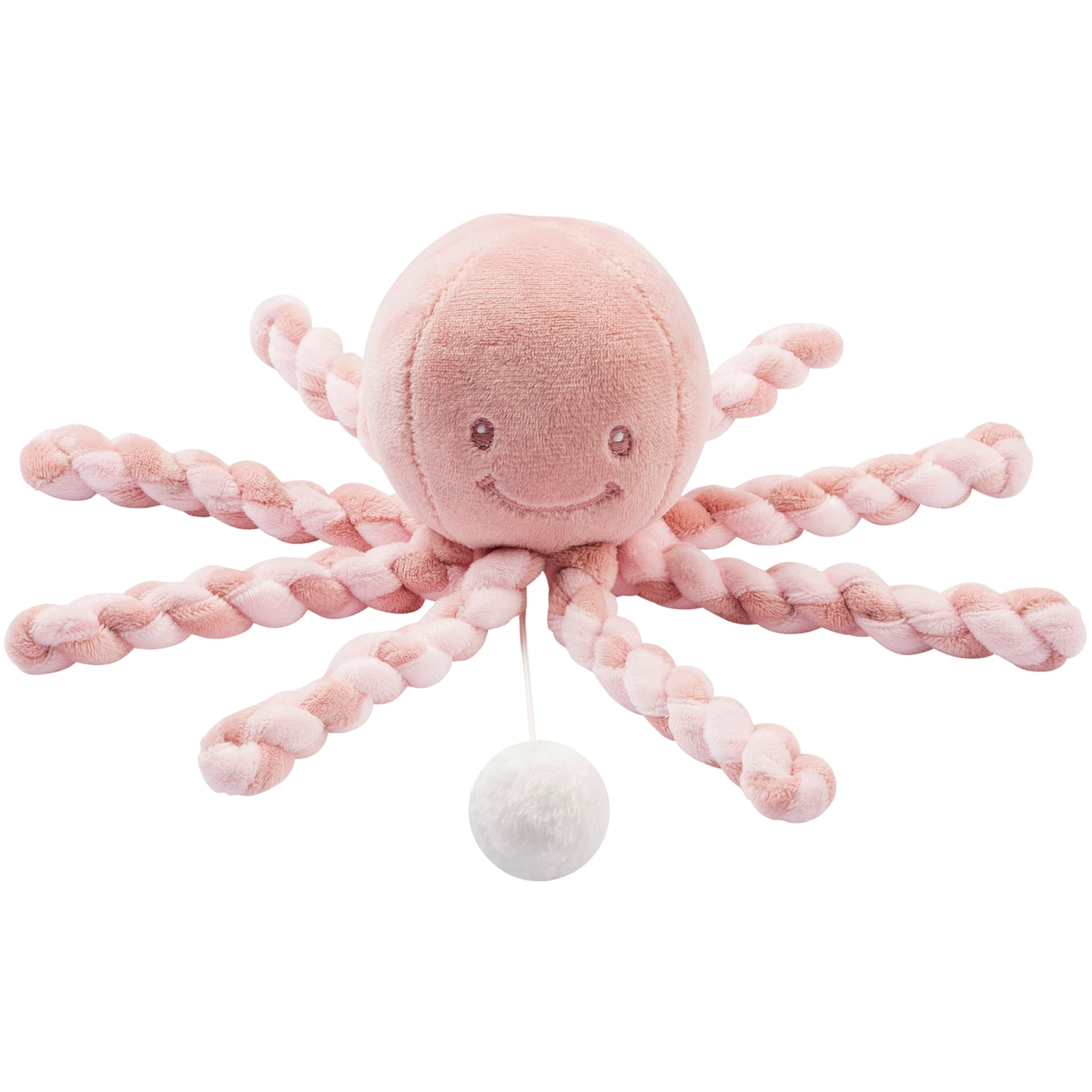 NATTOU Lapidou Spieluhr Oktopus rosa-weiss