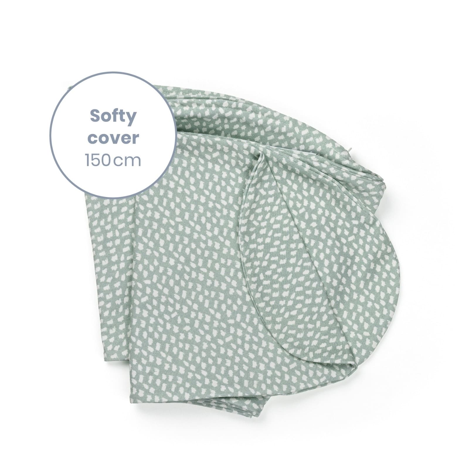 DOOMOO Kissenbezug Softy Cloudy khaki