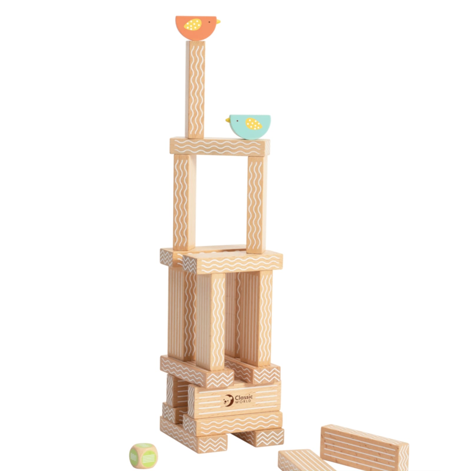 CLASSIC WORLD Stapelspiel Vogel, 36M+