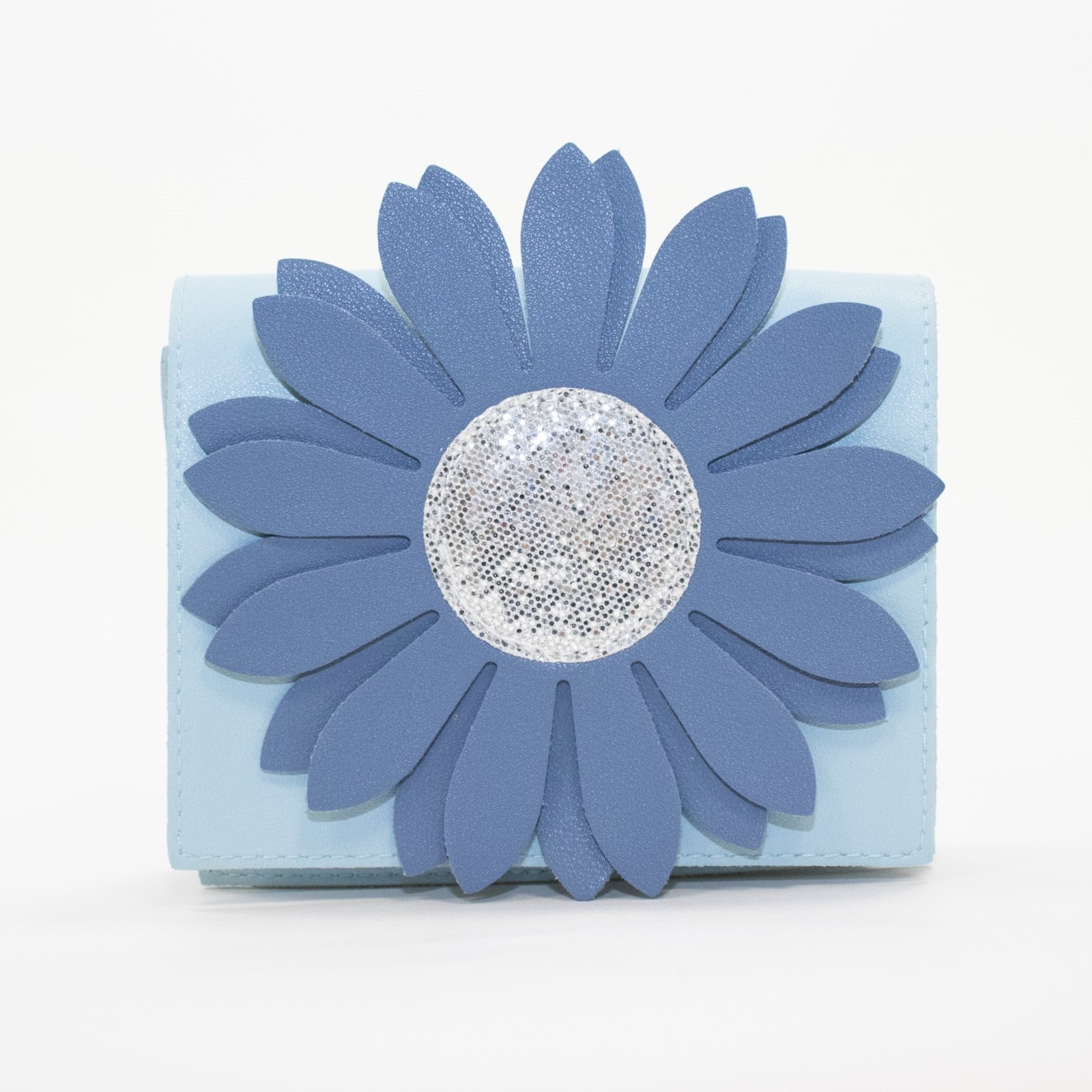 YUKO.B Umhängetasche Flora blau