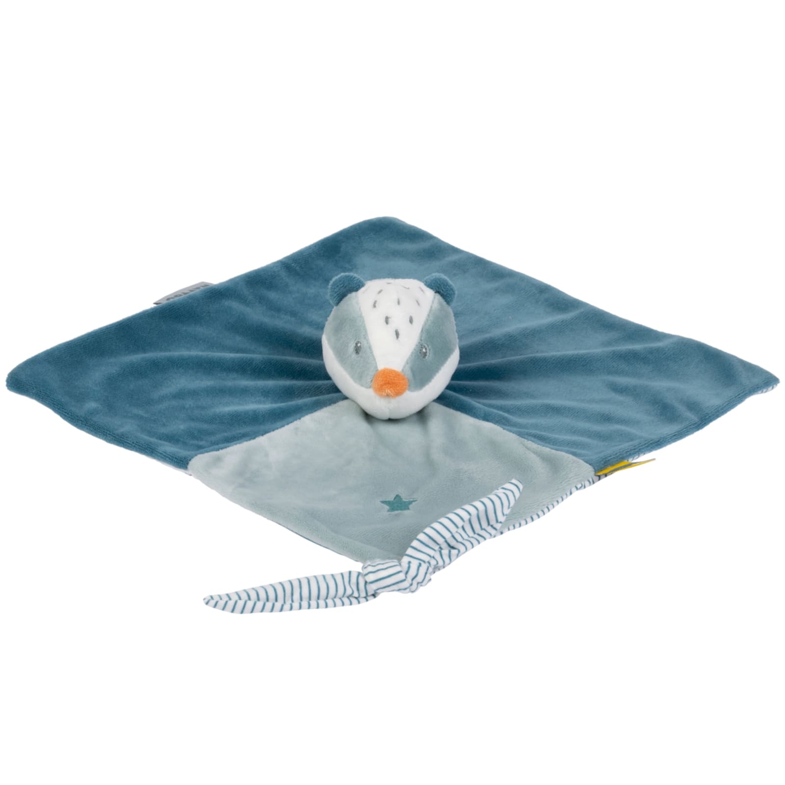 NATTOU Felix und Leo Kuscheltuch Felix der Dachs