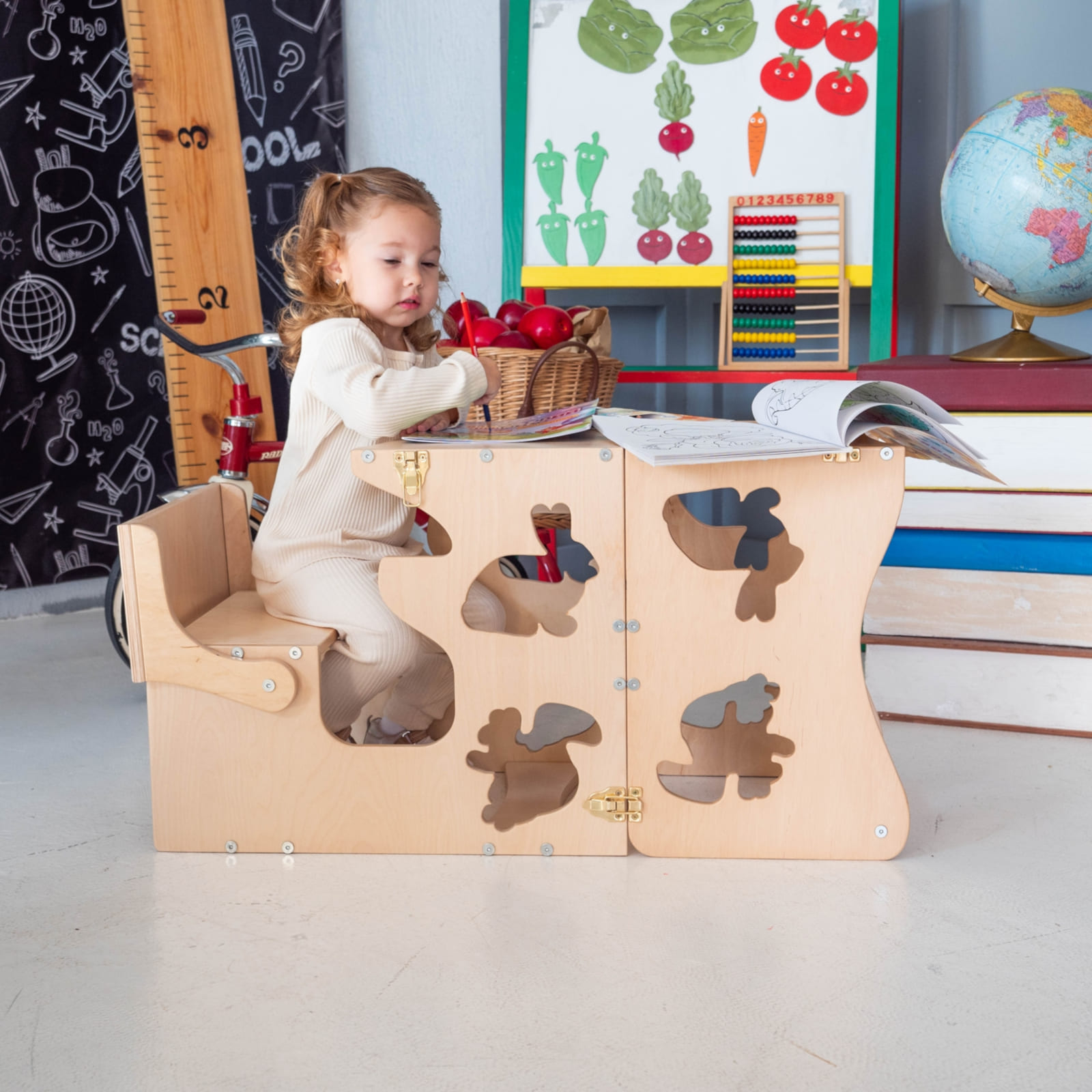 WOODANDHEARTS Tour d’apprentissage Animaux