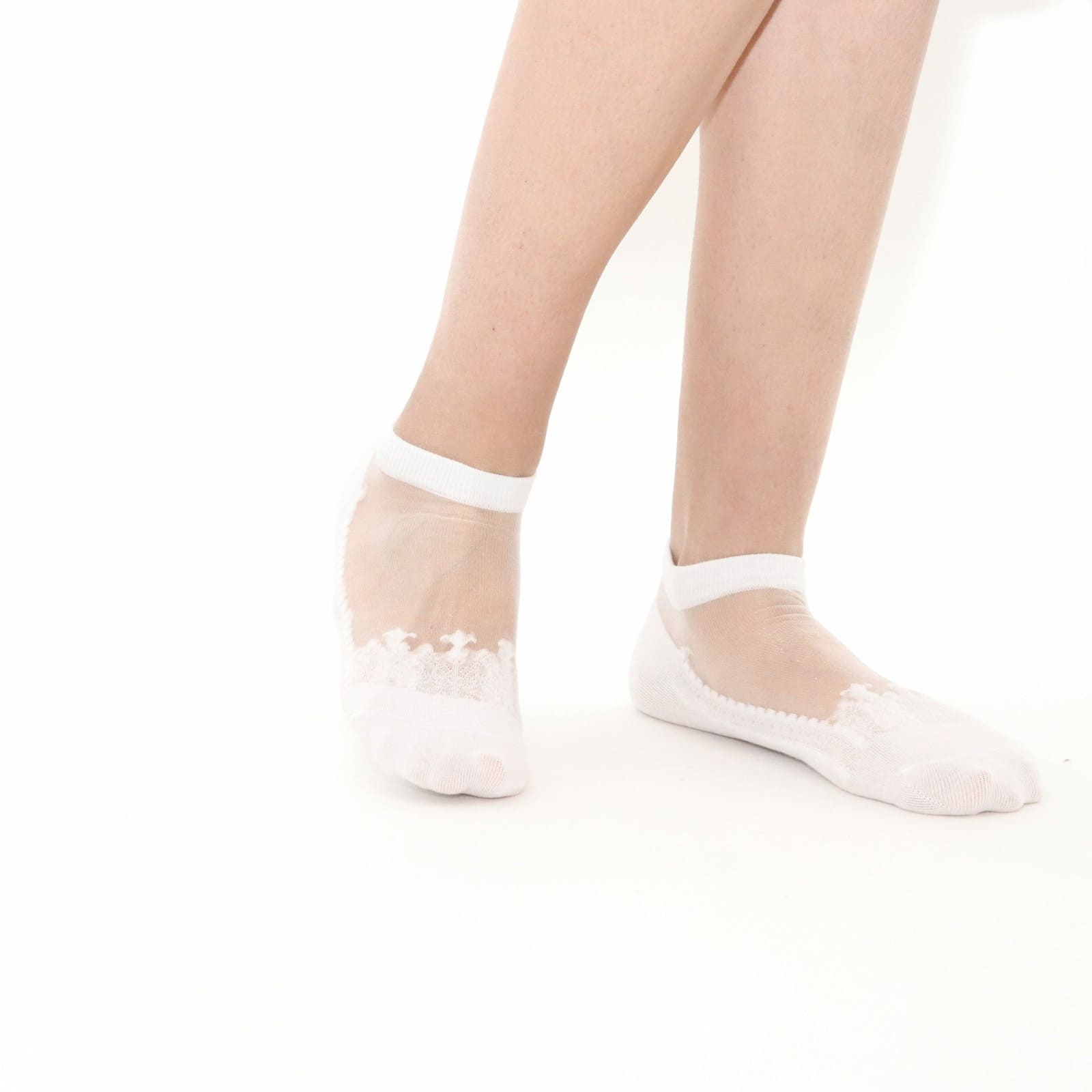 YUKO.B Socken DIVA weiss