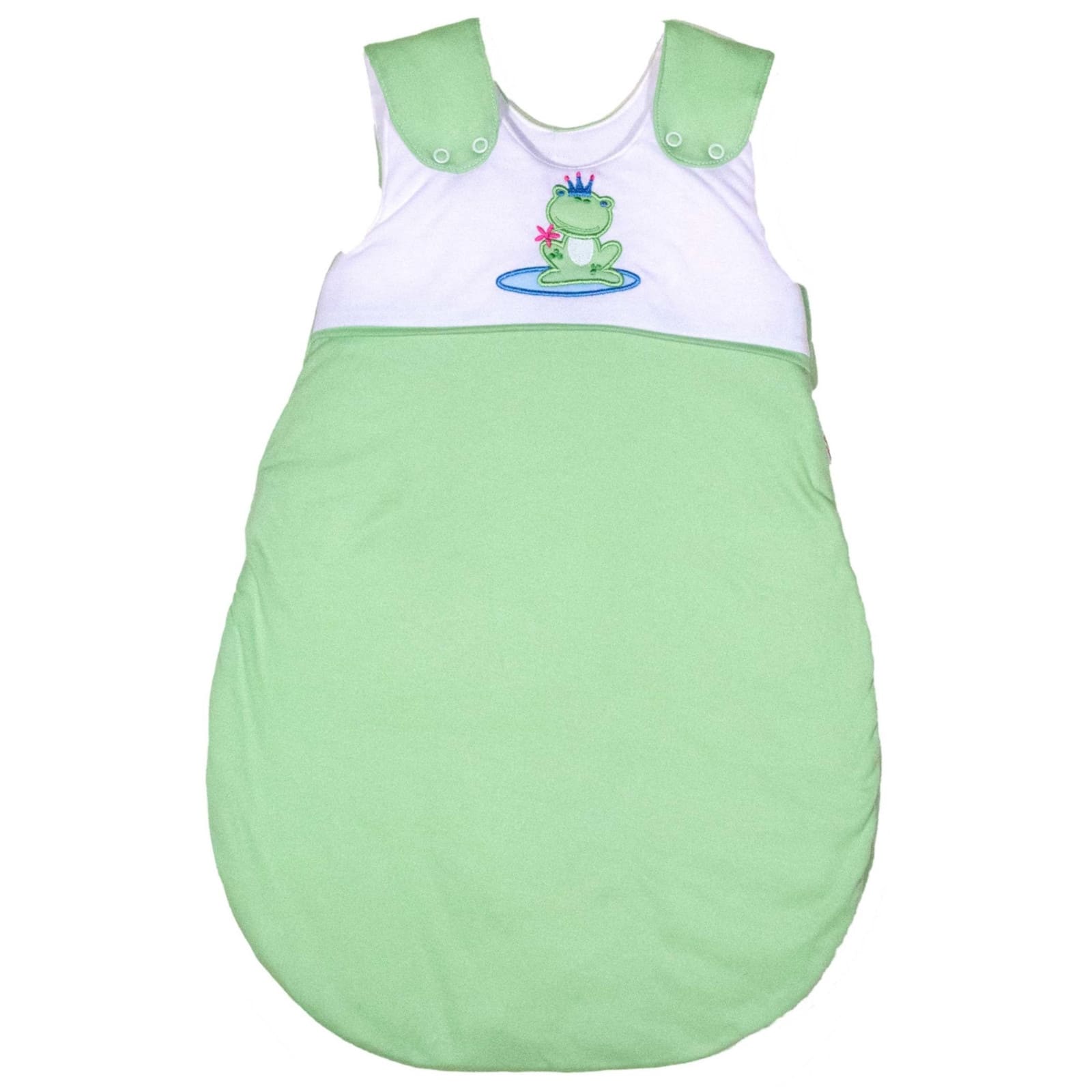 KULI-MULI Schlafsack Lyocell 70 cm Frog King grün