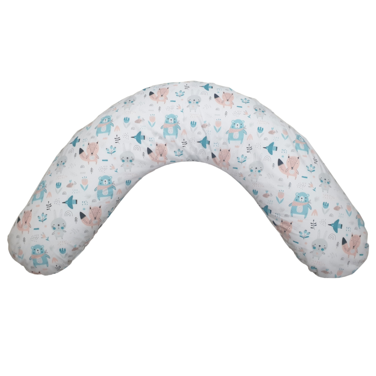 BISAL Stillkissen Waldtiere türkis