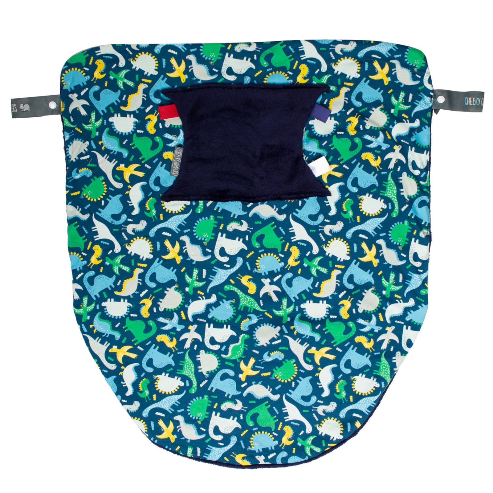 CHEEKY CHOMPERS Befestigbare Babydecke Dino