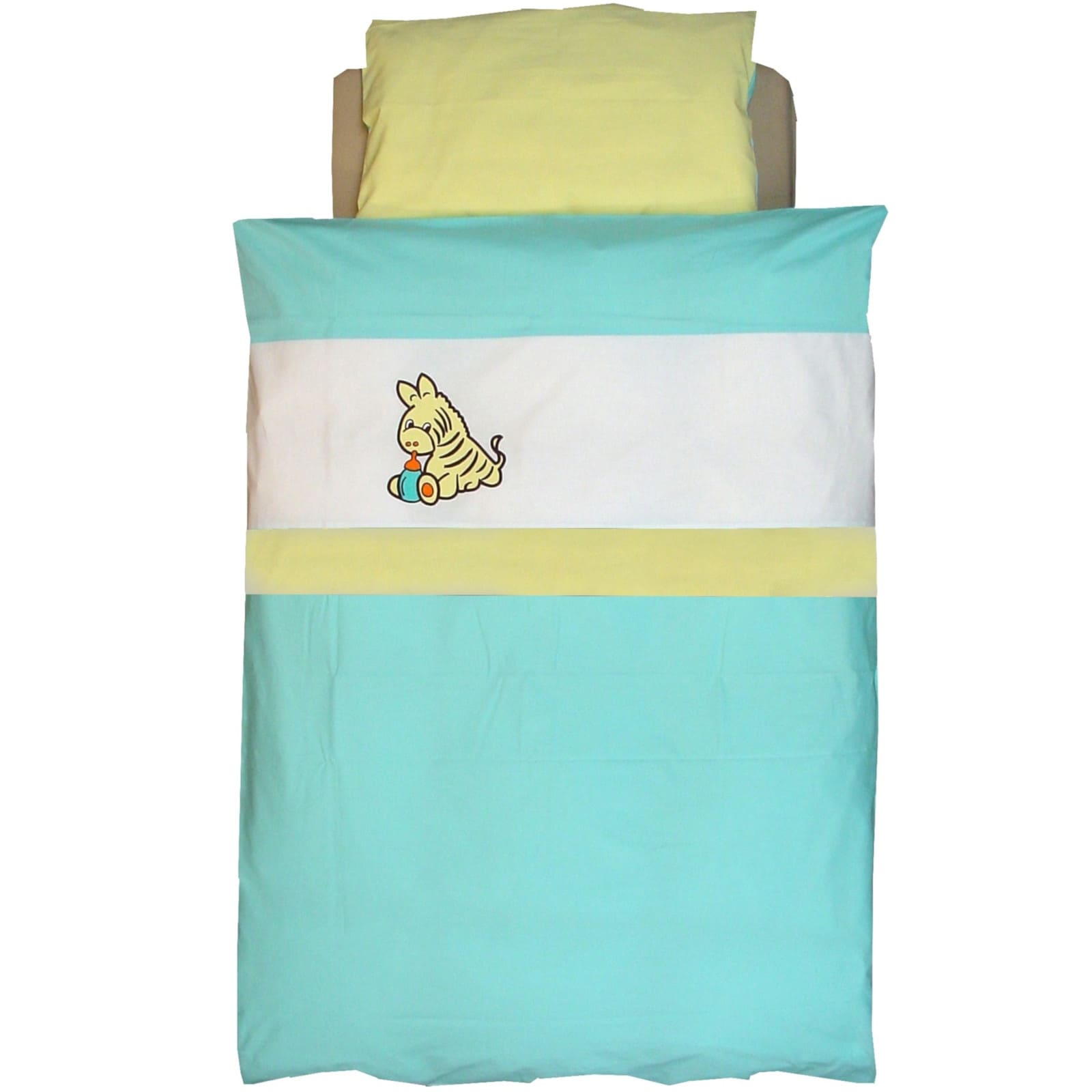 KULI-MULI Linge de lit Little Zebra 100 x 135 cm