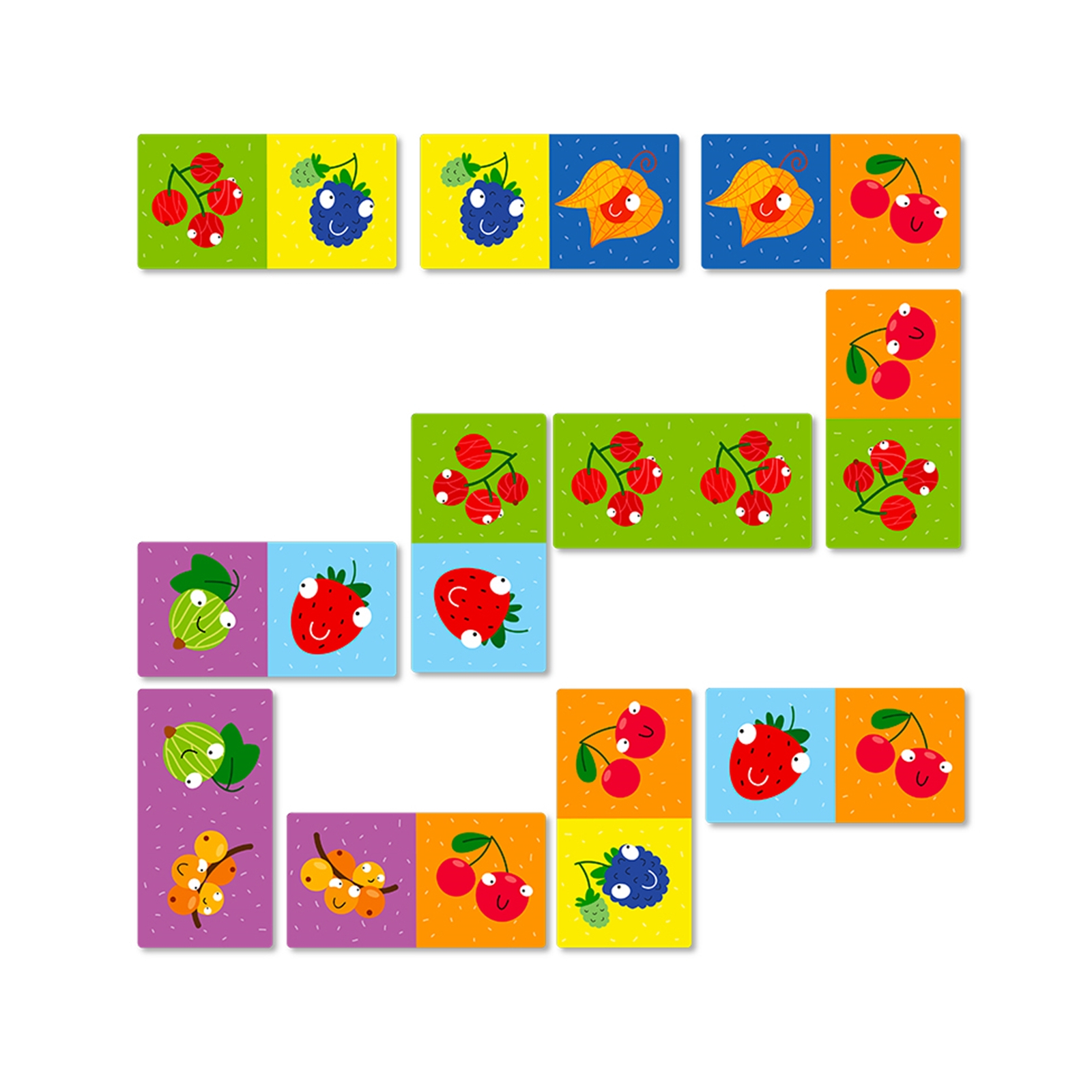 DODO Domino Beeren 28 Karten, 36M+