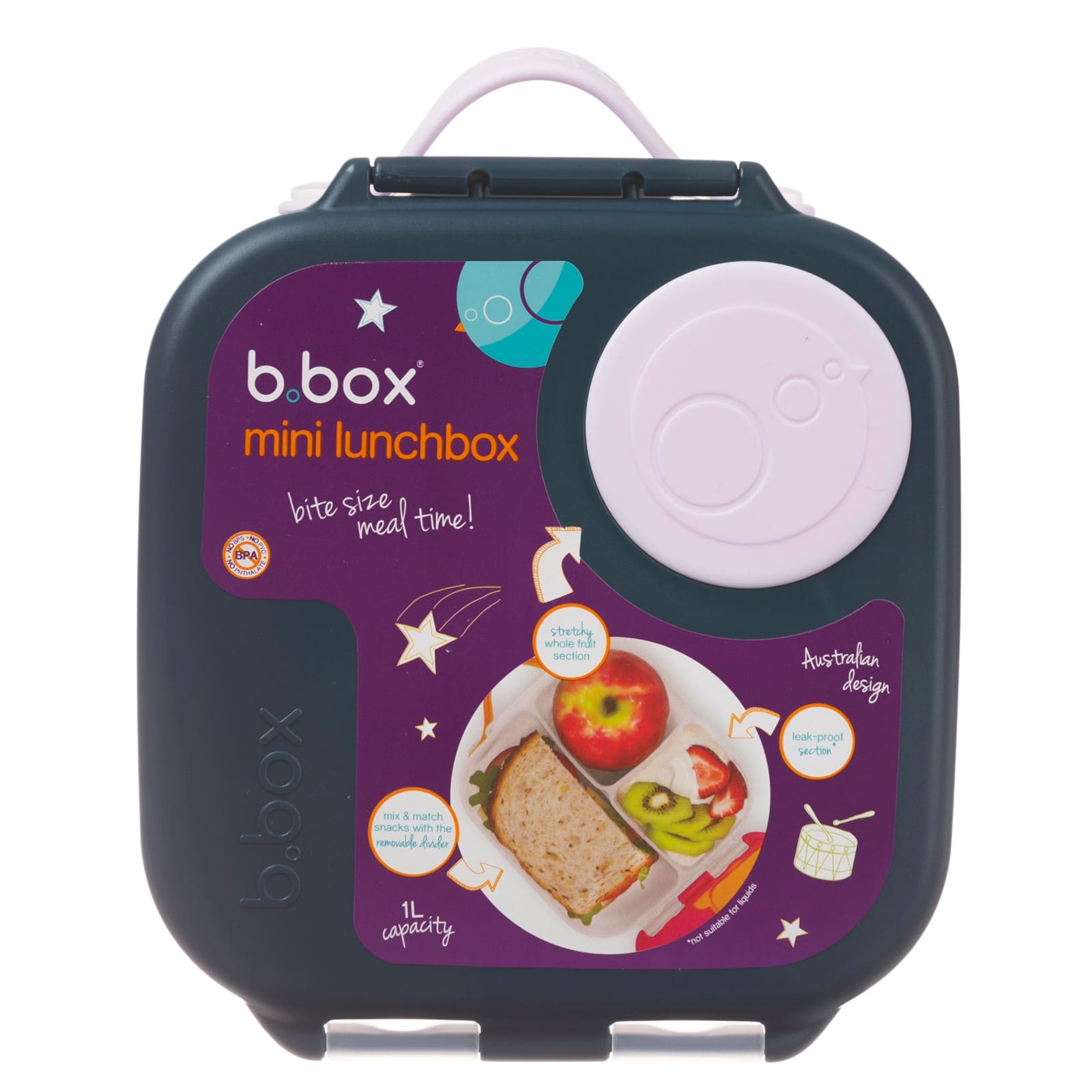 B.BOX Mini Lunchbox 1L Indigo Rose